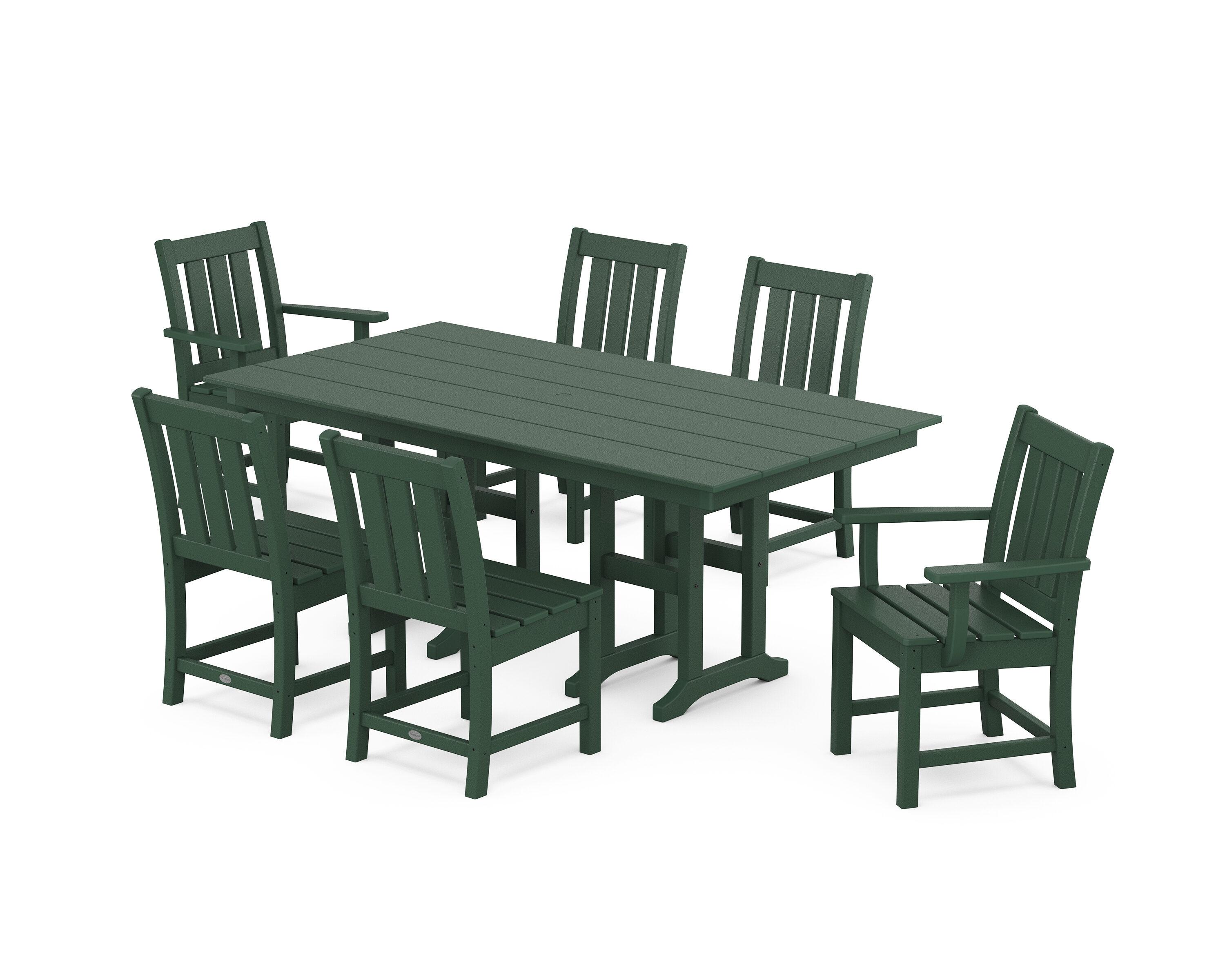 Oxford 7-Piece Farmhouse Dining Set