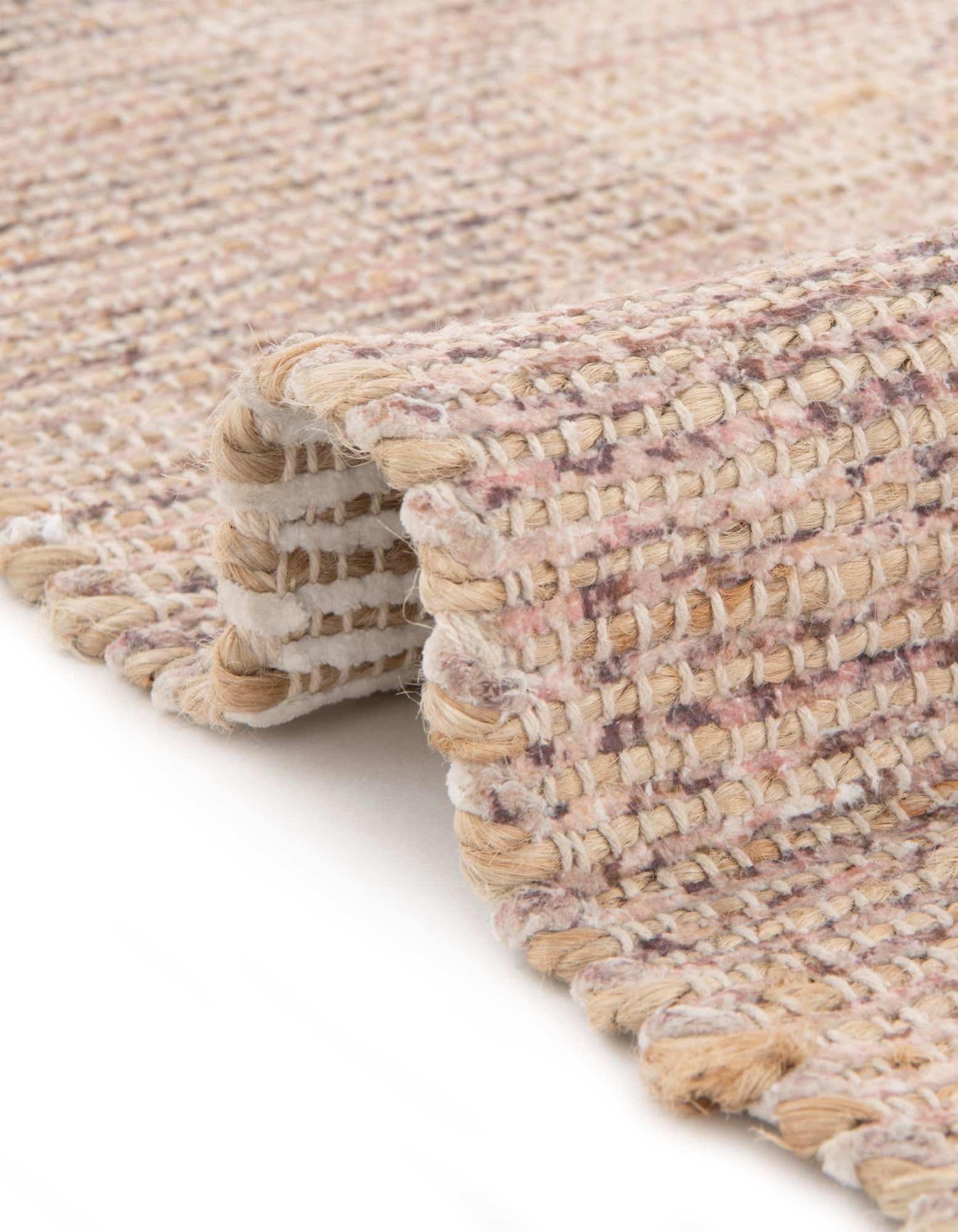 Unique Loom 2' 2 x 6' 1 Chenille Jute  Runner Rug