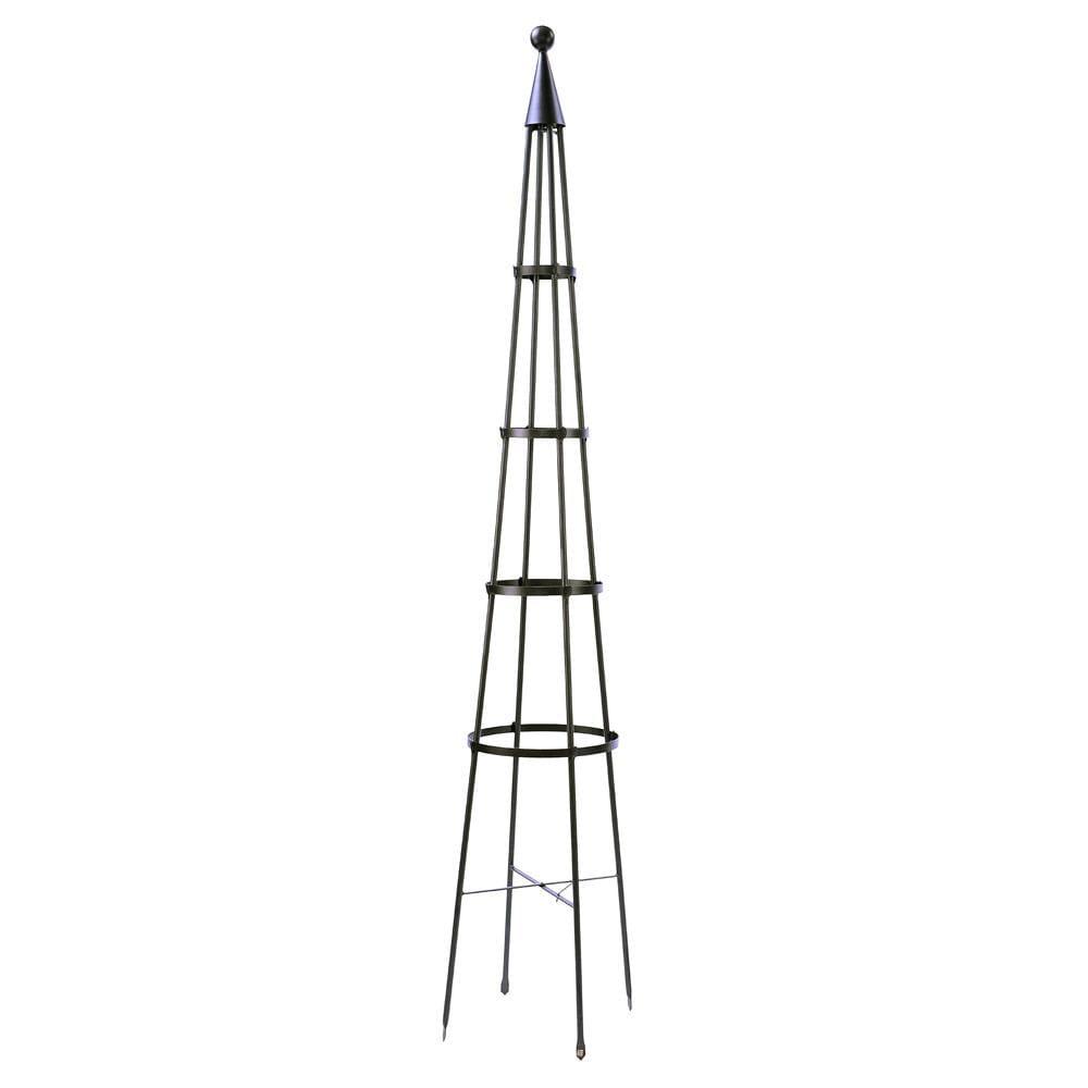 Latitude Run® Alarcon-Chacon 84'' H x 13'' W Iron Obelisk Trellis