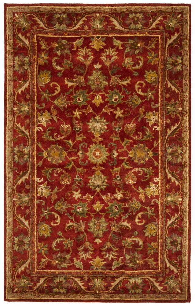 Antiquity AT52 Hand Tufted Indoor Area Rug - Red/Red - 4'x6' - Safavieh