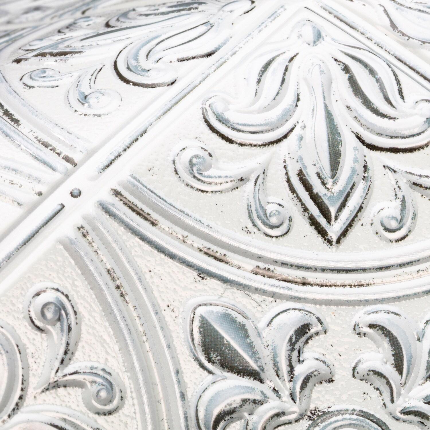 10.5'' W x 10.5'' L PVC Peel and Stick Field Tile