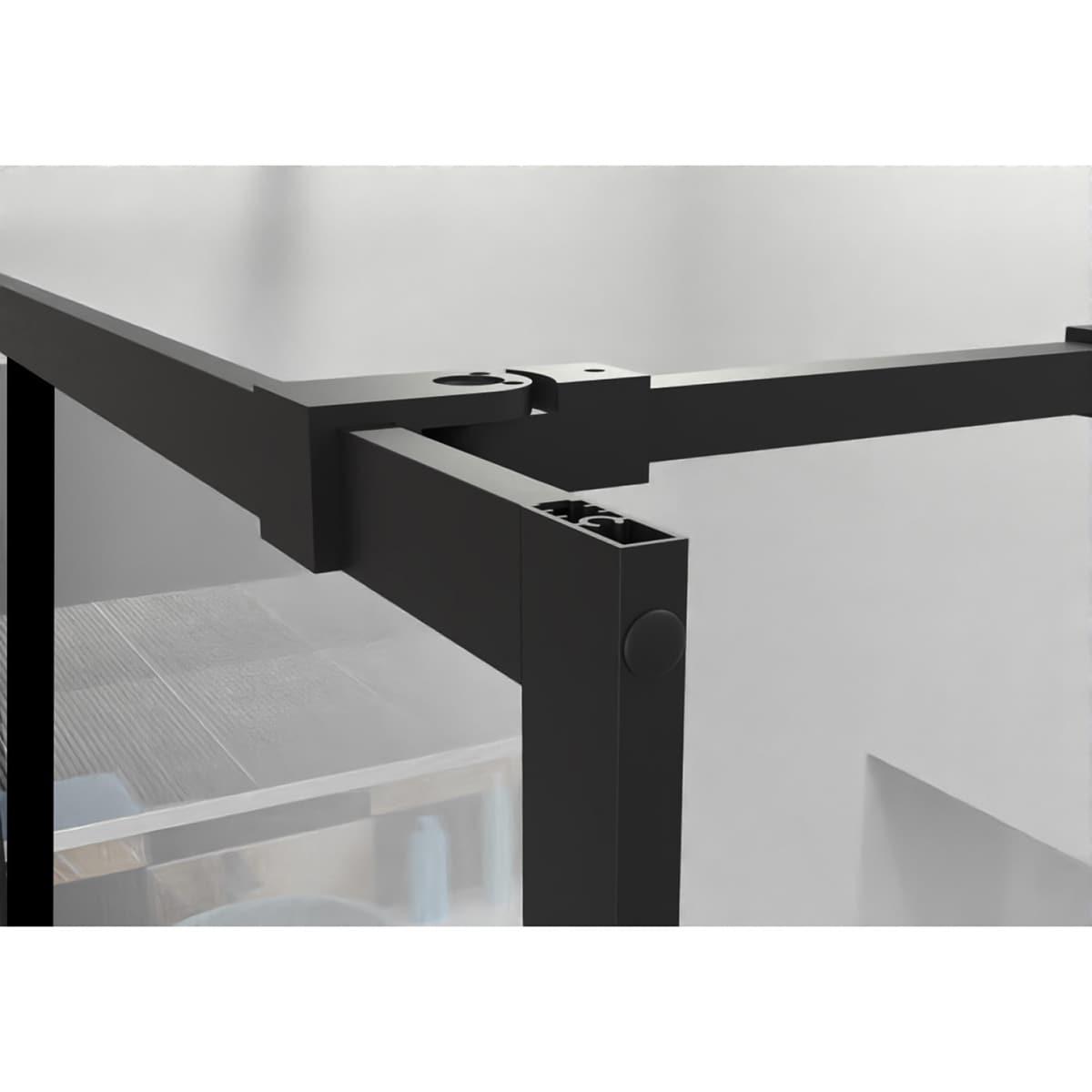 LIYU Goodyo 34" X 72" Shower Door Walk-in Black Finish LIYU-XX-W122346711