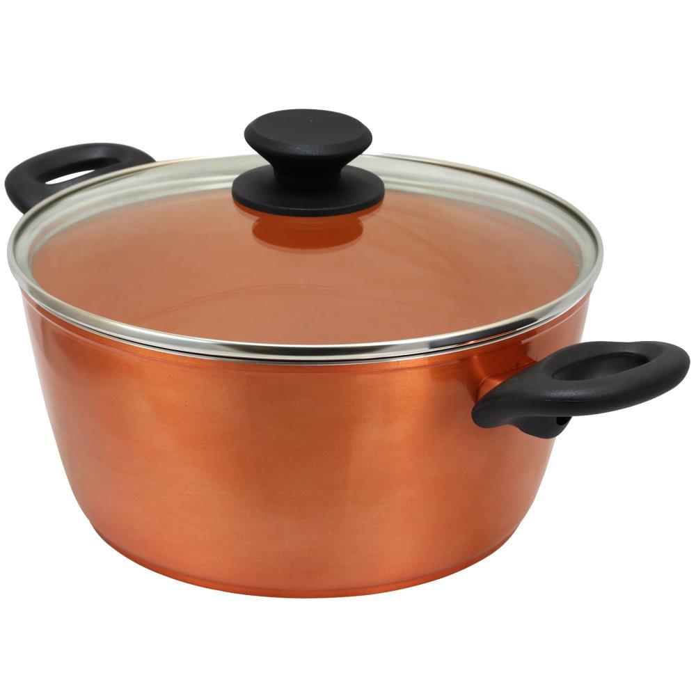 Eco Friendly Home Eco Friendly Home 4.5 Quarts Non-Stick Aluminum Round Dutch Oven