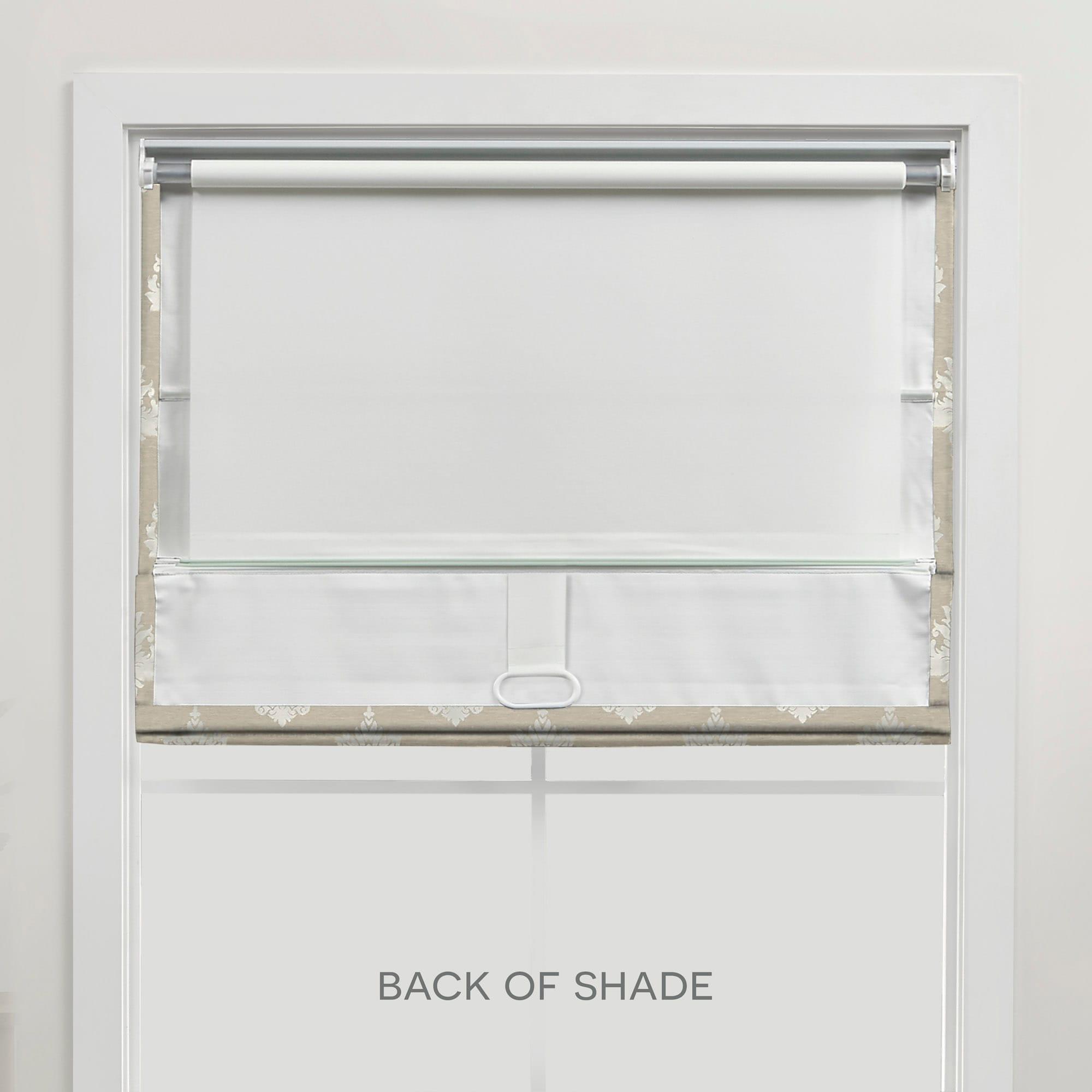 Amalgamated Textiles Exclusive Home Marseilles Damask 100% Blackout Roman Shade