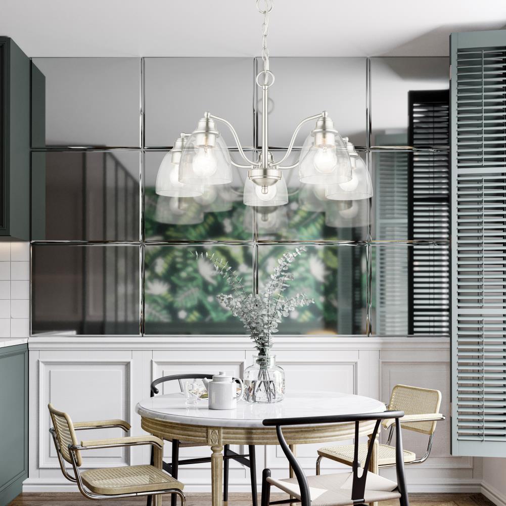 Livex Lighting Montgomery 5 - Light Chandelier in  Brushed Nickel