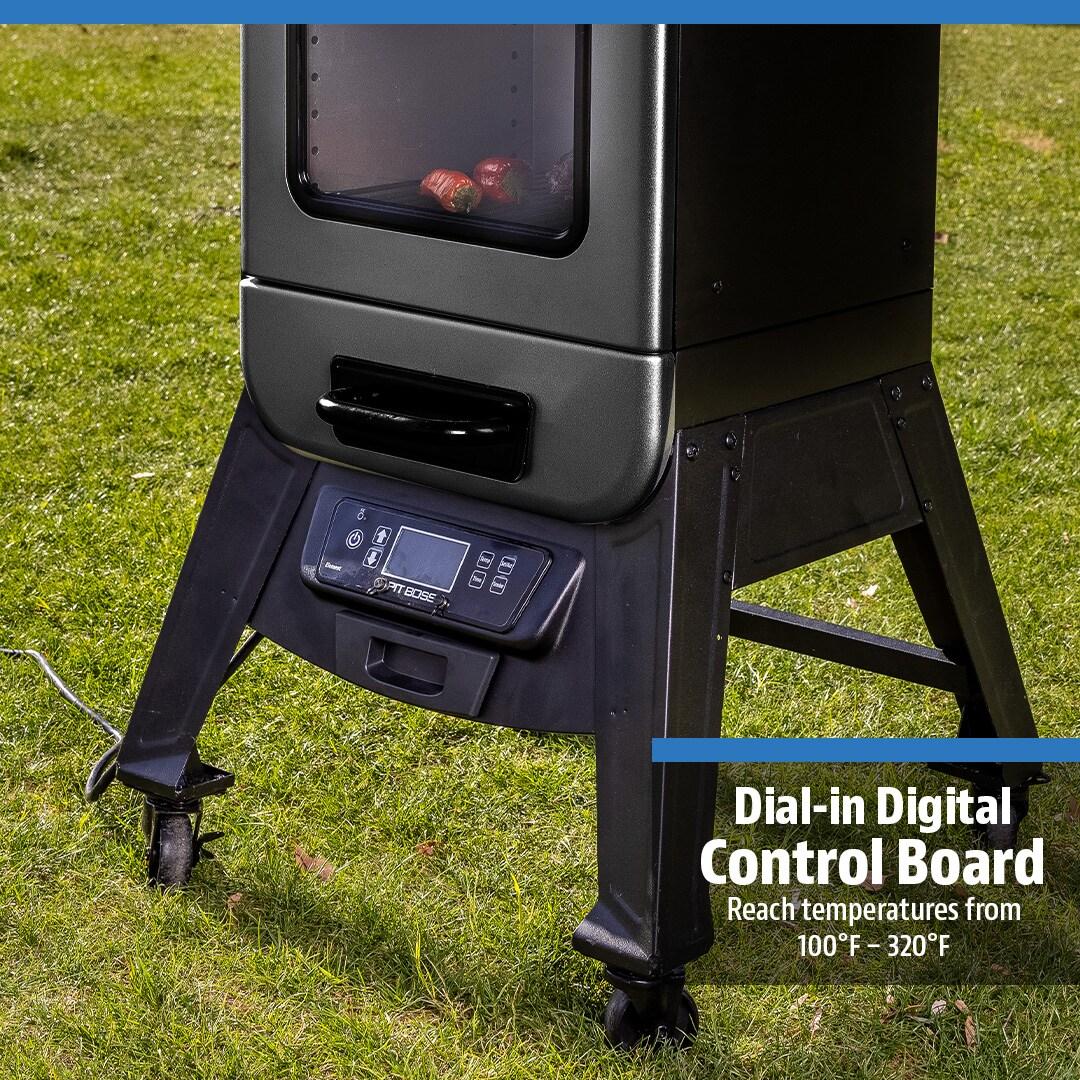 Pit Boss Pit Boss 3-Series Electric Vertical Smoker, Silver Hammertone