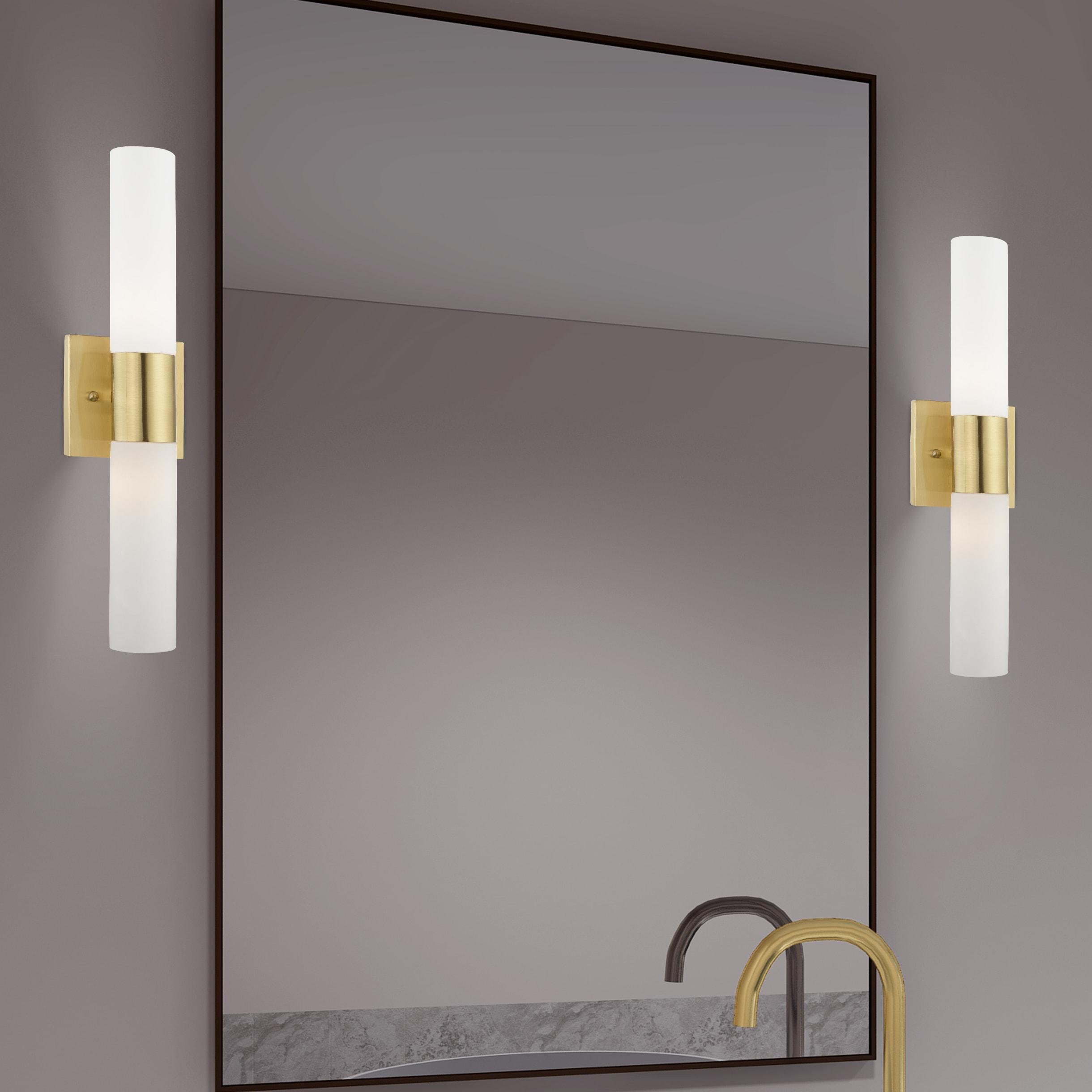 Livex Lighting Aero 2 - Light Vanity in  Satin Brass