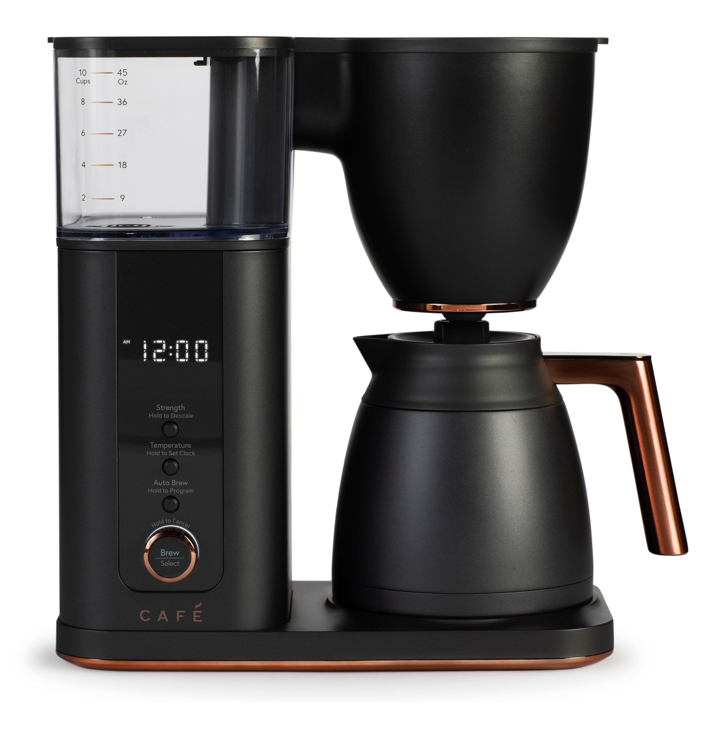 Café ™ Matte Black 10-Cup Drip Coffee Maker with Thermal Carafe