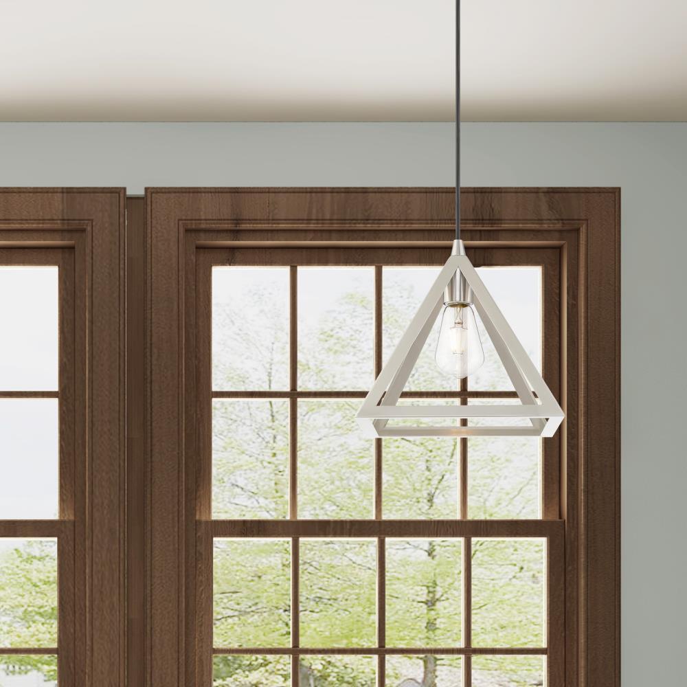 Livex Lighting Pinnacle 1 - Light Pendant in  Brushed Nickel