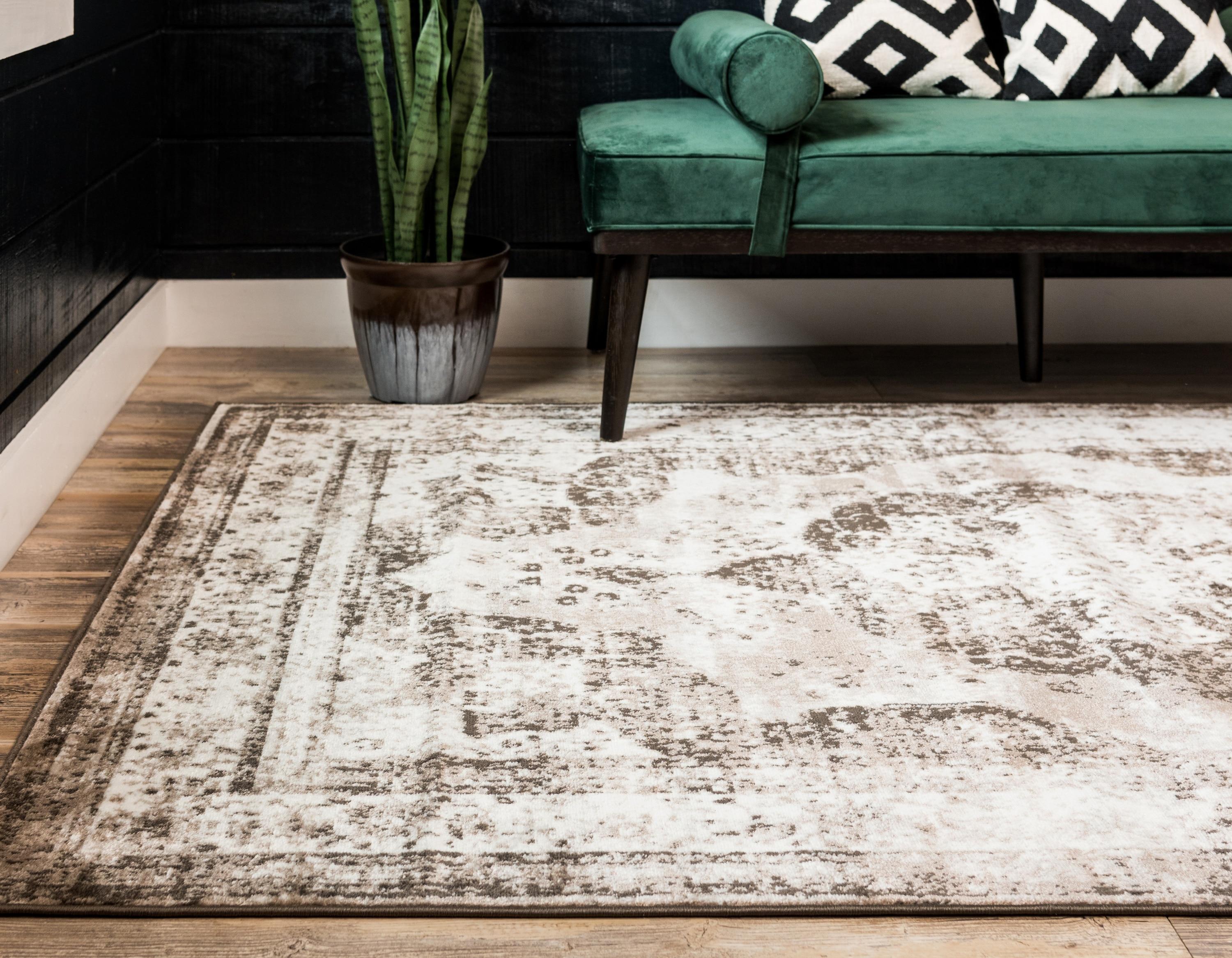 Unique Loom 7' 0 x 10' 0 Sofia Salle Garnier Light Brown Area Rug