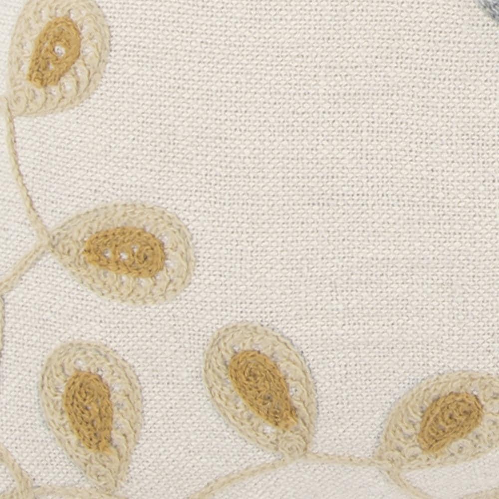 Rizzy Home Embroidered Cotton Throw Pillow