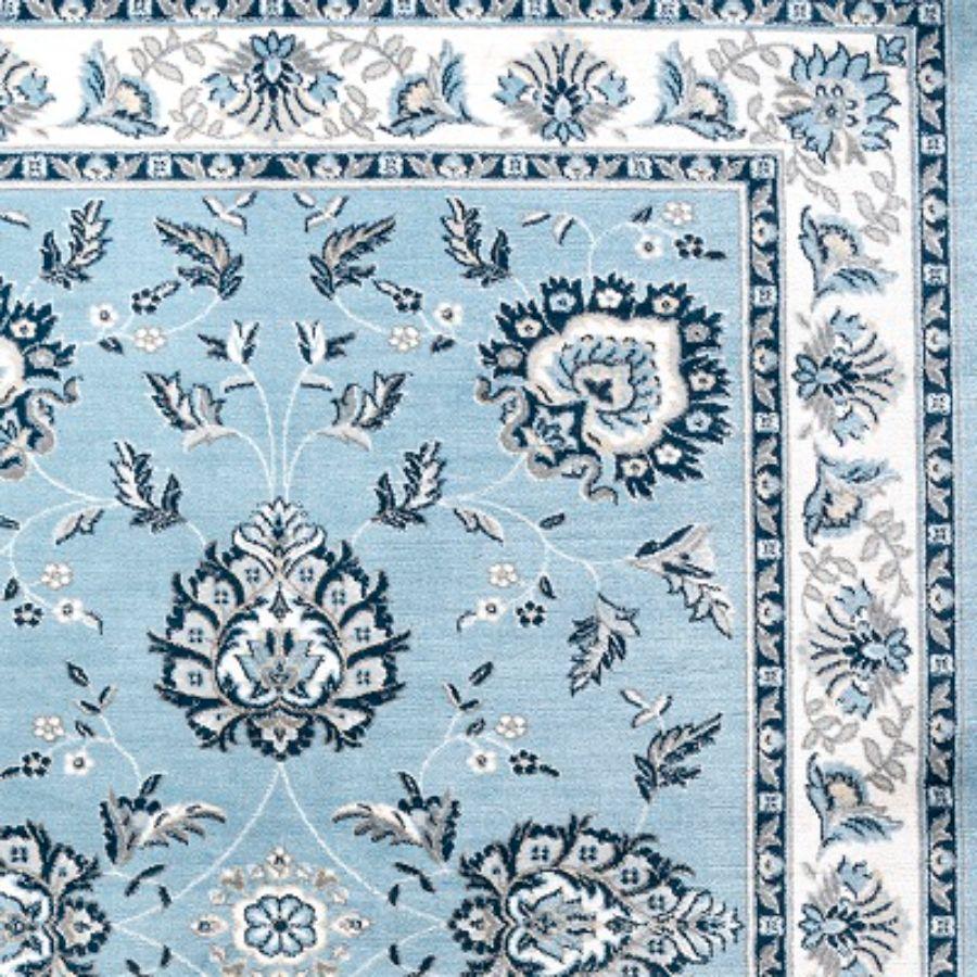 3'x 5' Cherie French Cottage Area Rug, Blue/Cream - JONATHAN Y