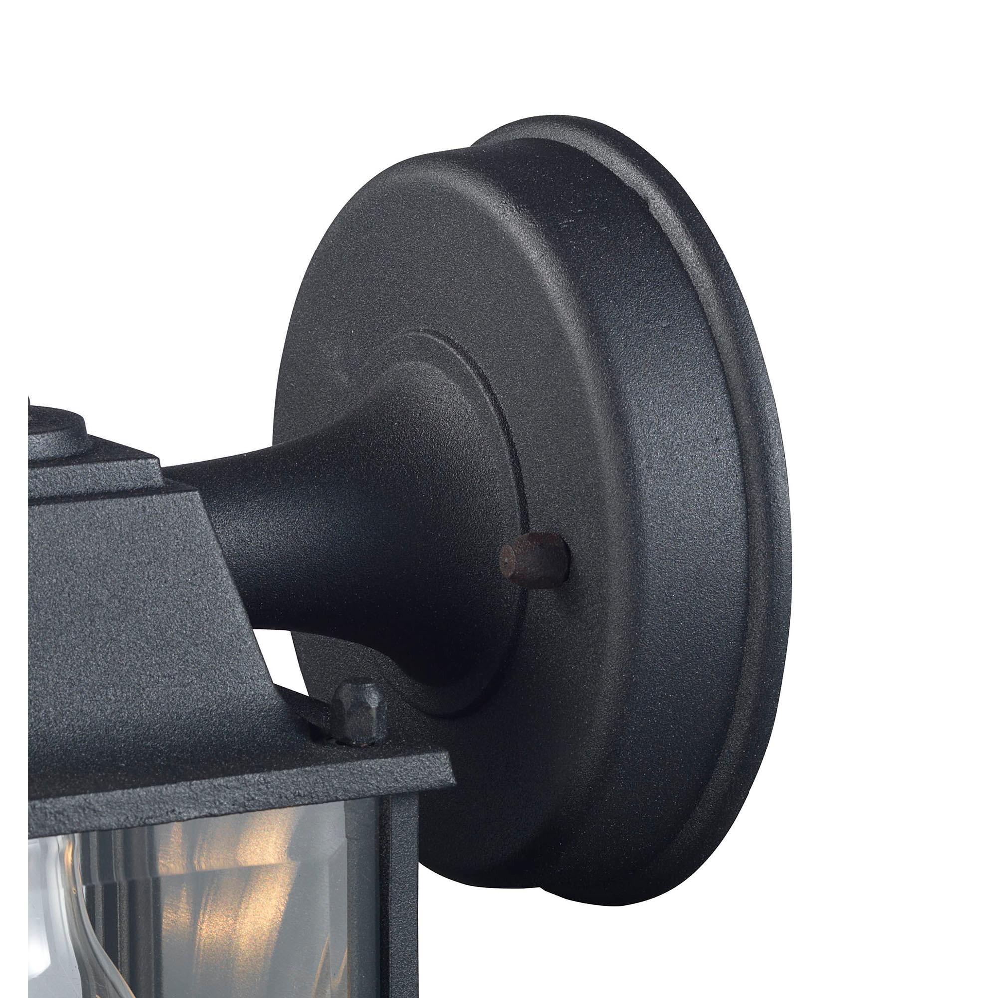 GpLuMy Lighting 40455 BK Traditional One Wall Lantern Outdoor-Post-Lights, Black
