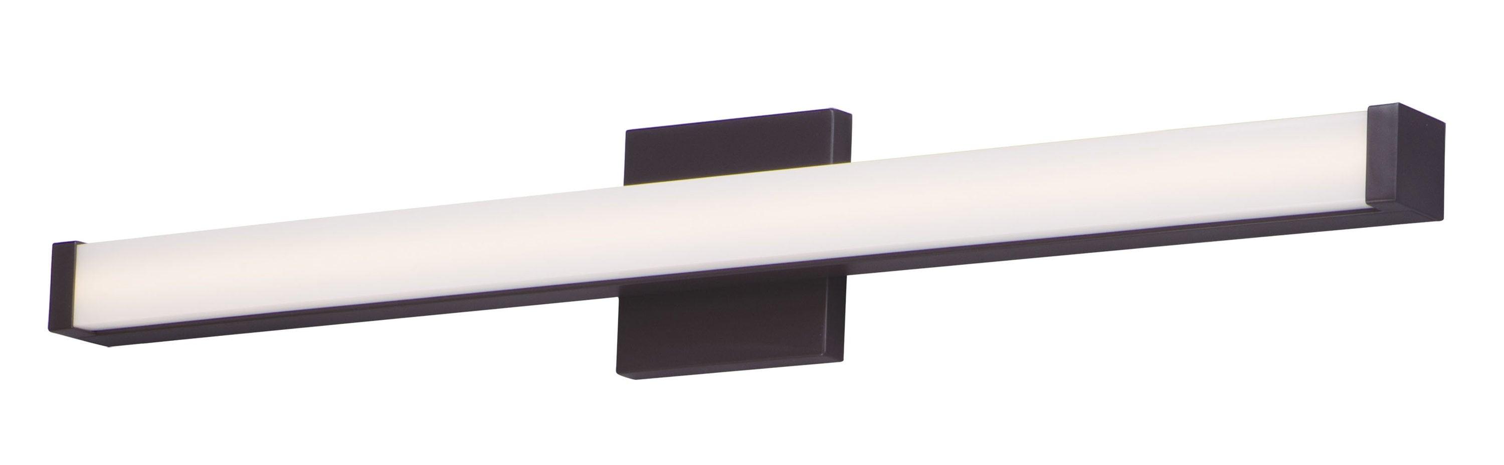 52004BZ-Maxim Lighting-Spec-LED Bath Vanity Light-Minimalistic Contemporary Style-Bronze Finish-30 Inch Size
