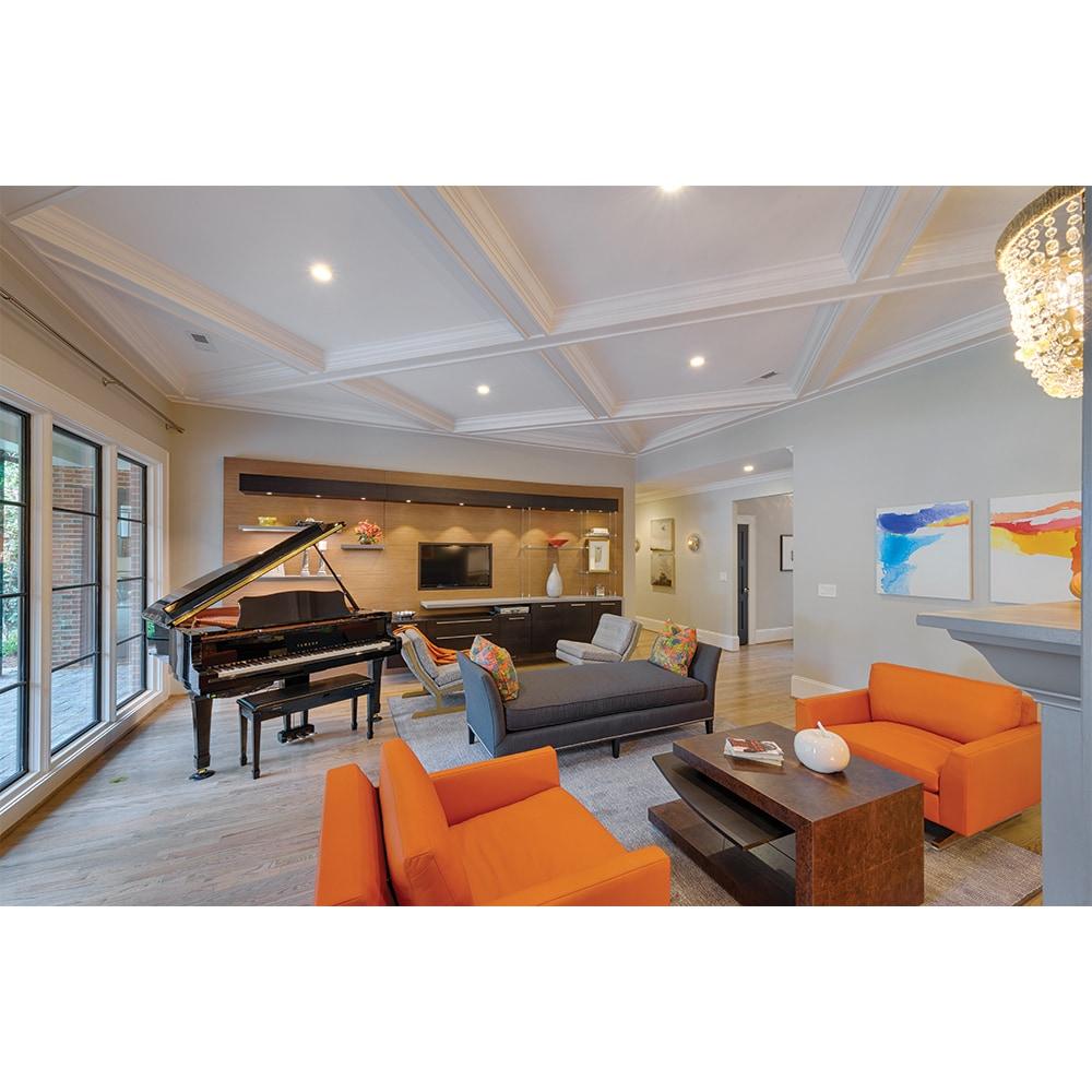 HALO RL 4" LED Recessed Ceiling Light Retrofit Trim at 3000K Soft White