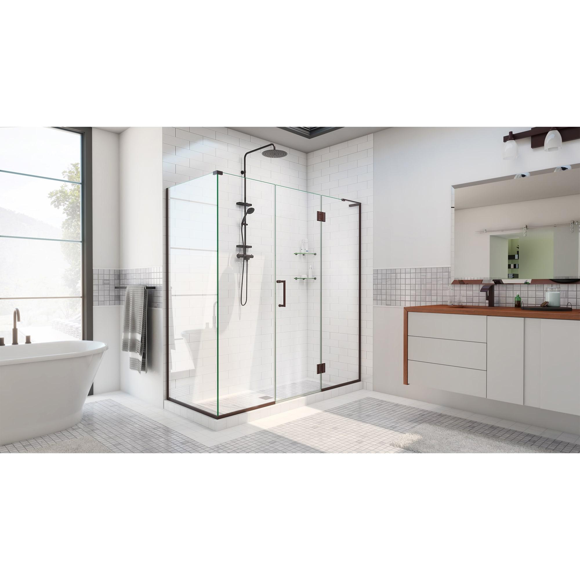 Unidoor-X 52.5" x 72" Frameless Shower Enclosure with ClearMax™ Technology