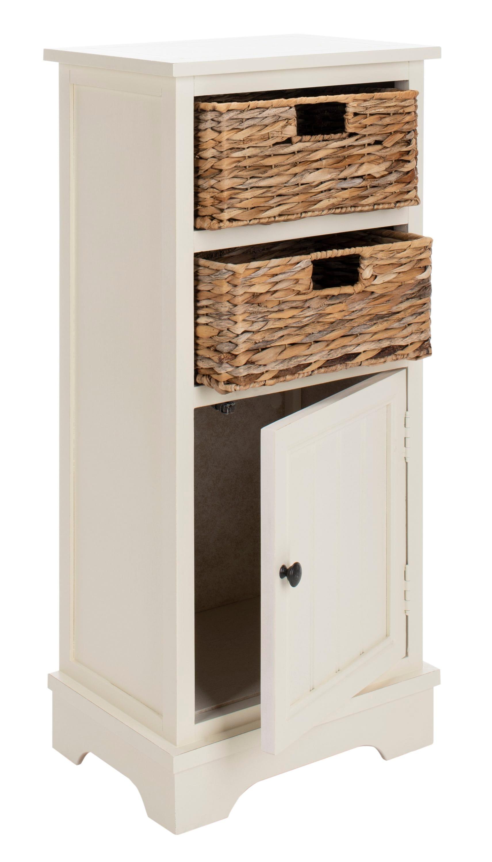 Connery Cabinet - AMH5742 - Vintage White - Safavieh Couture
