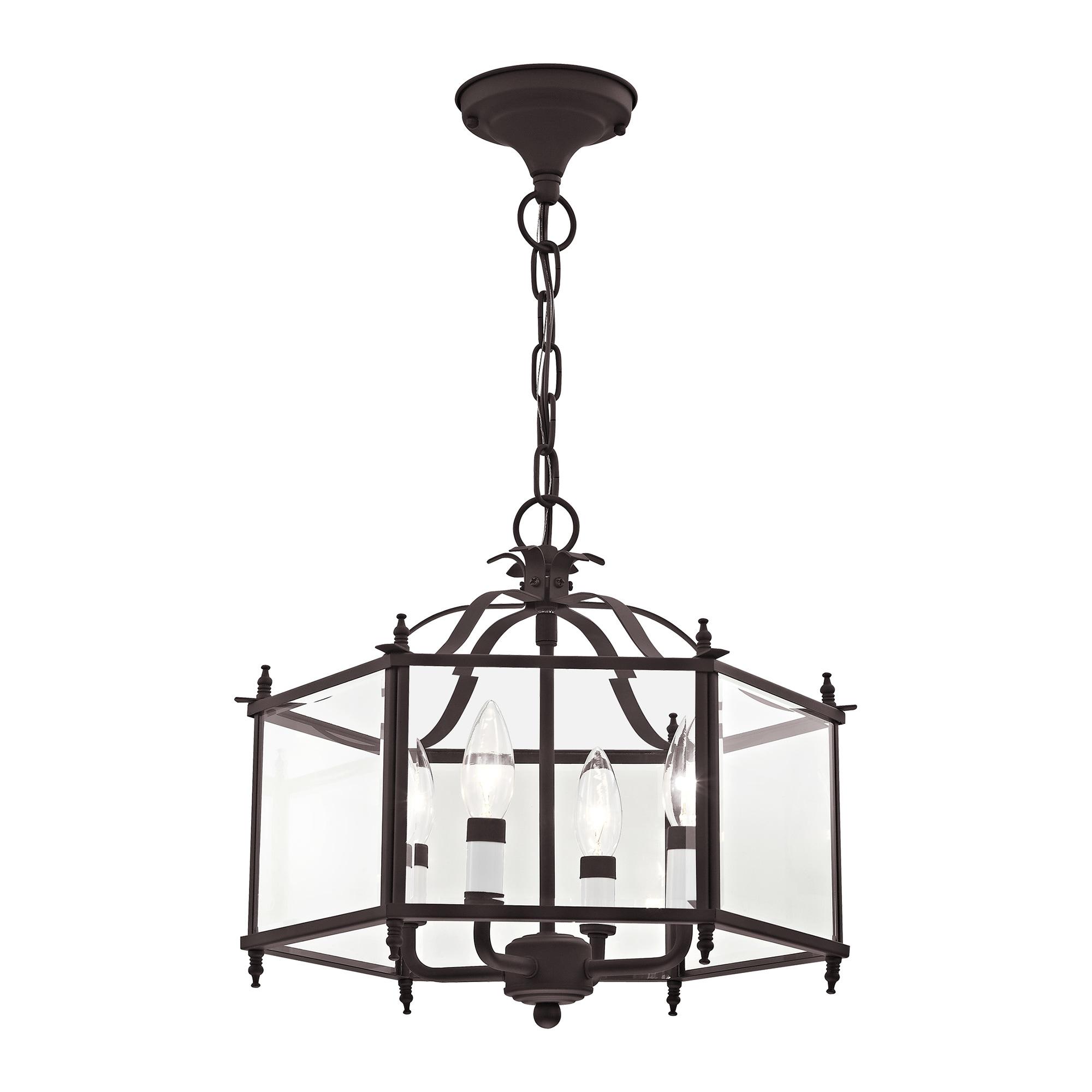 Livex Lighting Livingston 4 - Light Pendant in  Bronze