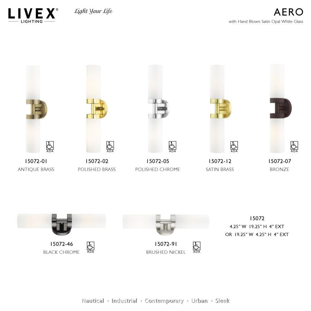 Livex Lighting Aero 1 - Light Sconce in  Bronze