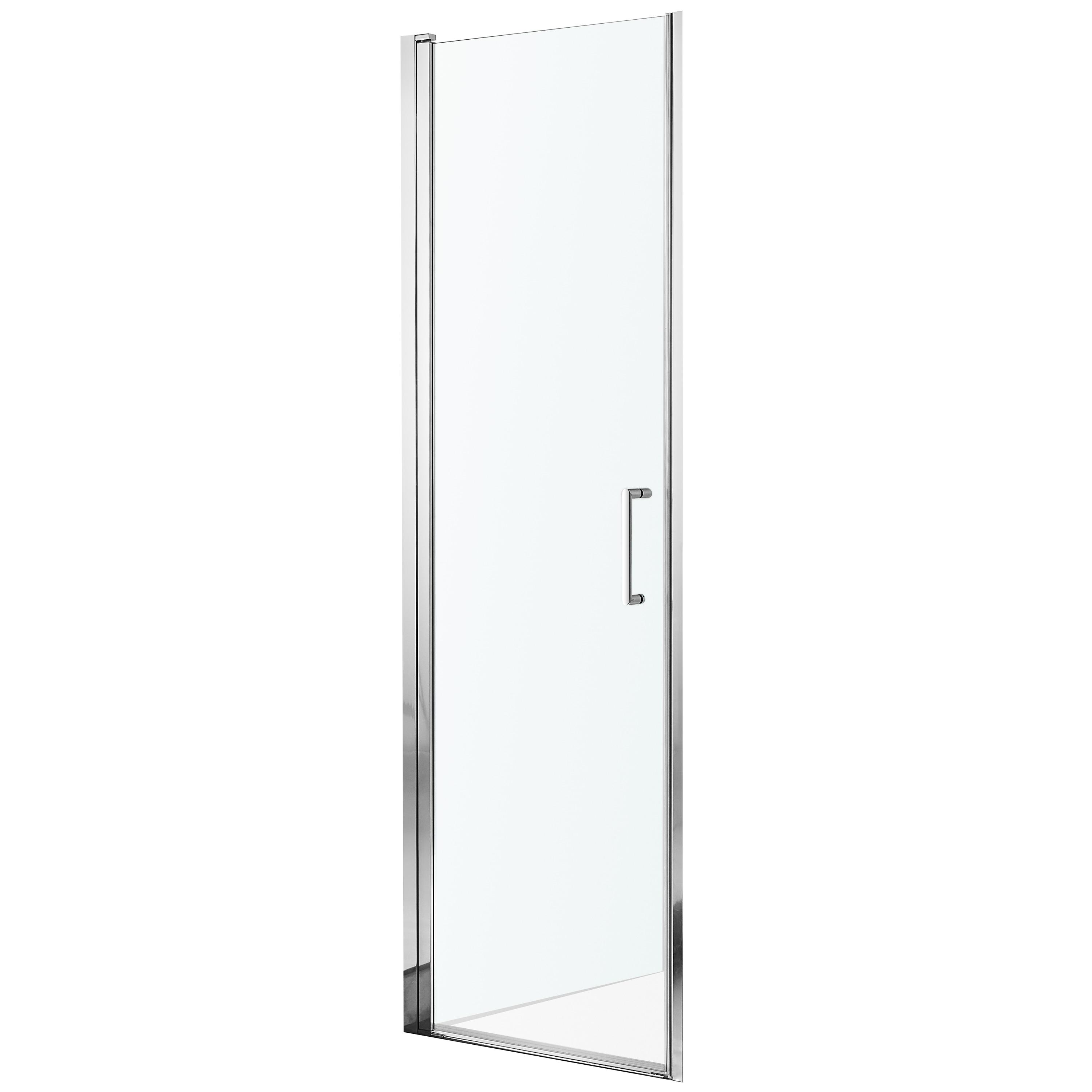 Lancer Series 29" W x 72" H Hinged Semi-Frameless Shower Door