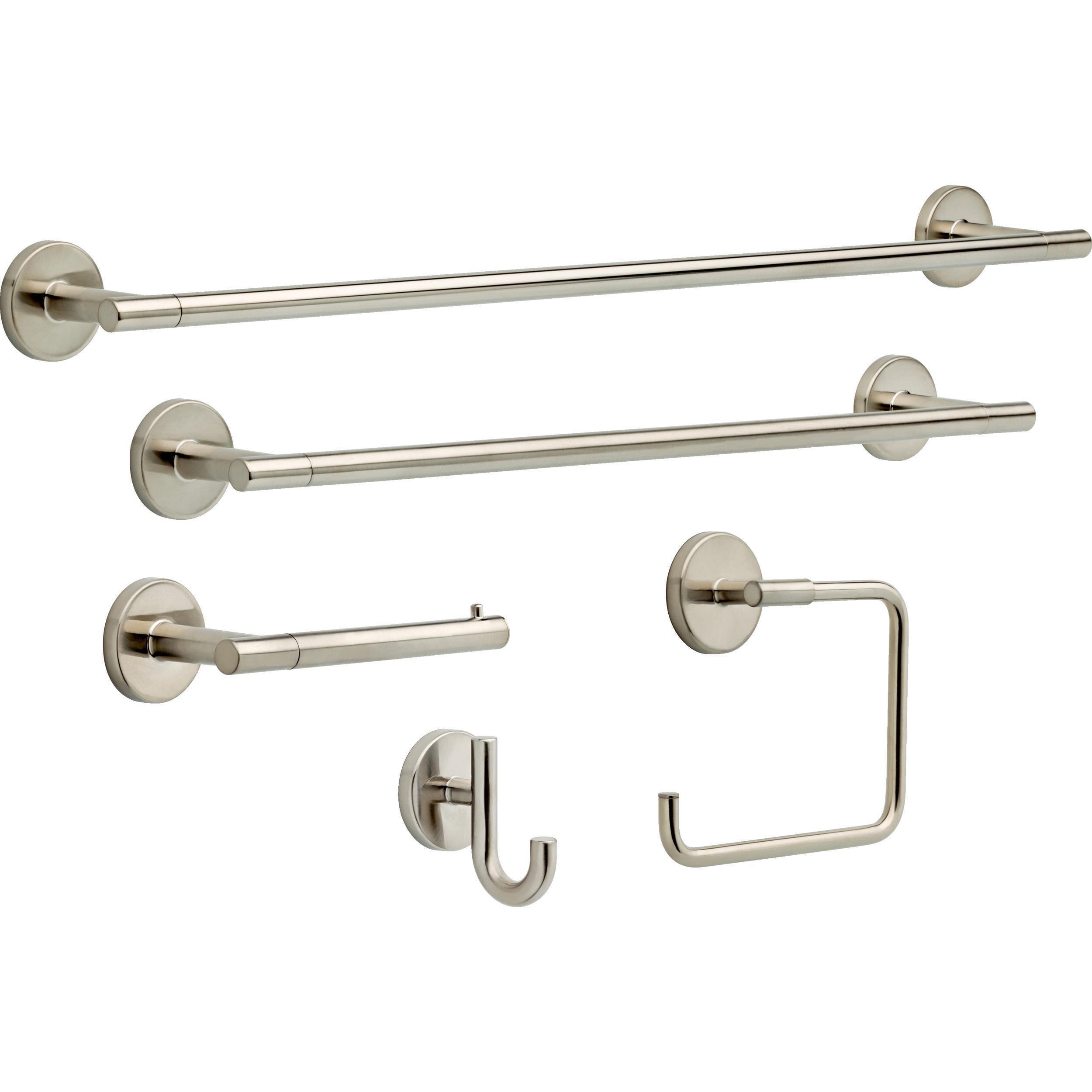 Trinsic Wall Mount Square Open Towel Ring Bath Hardware Accessory