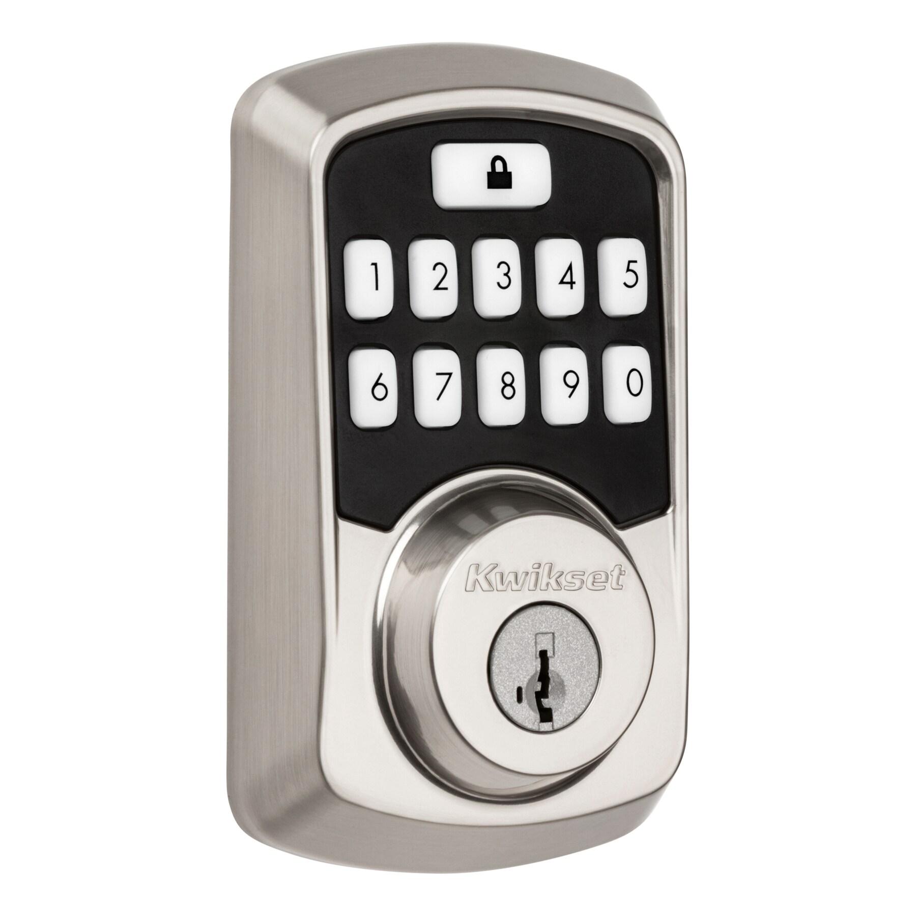 Kwikset Aura Bluetooth Enabled Smart Lock In Satin Nickel, Model # 99420-001