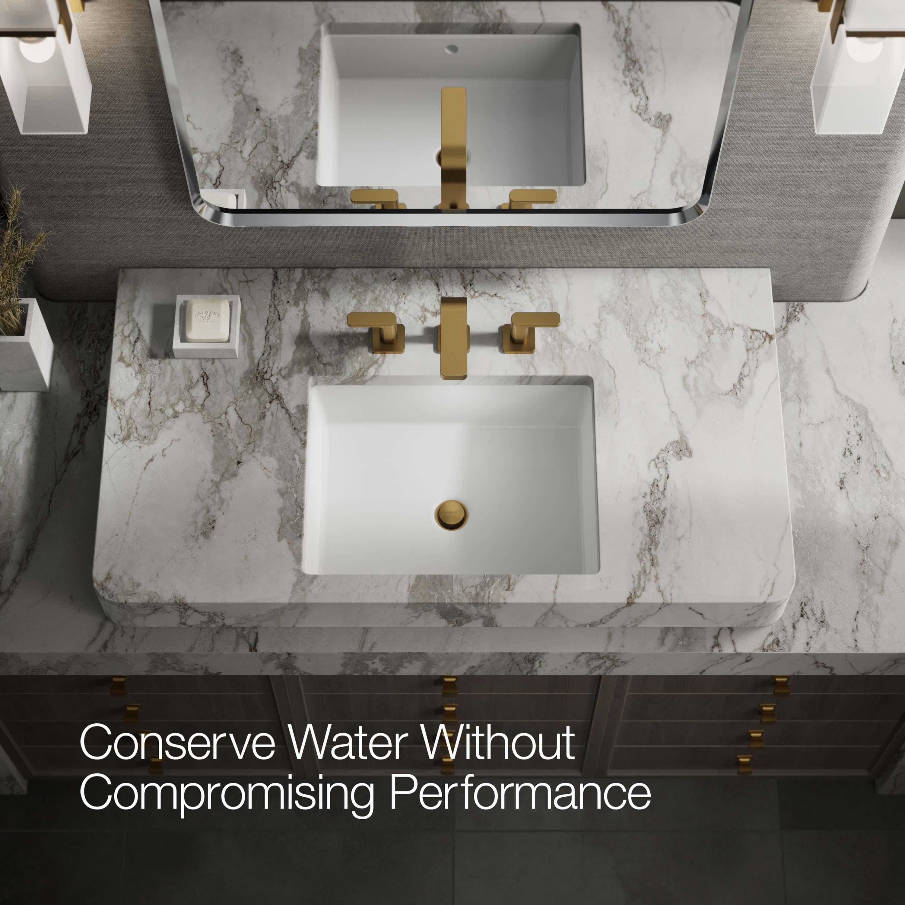 Kohler ® Parallel Brass Bathroom Sink Faucet and Handles
