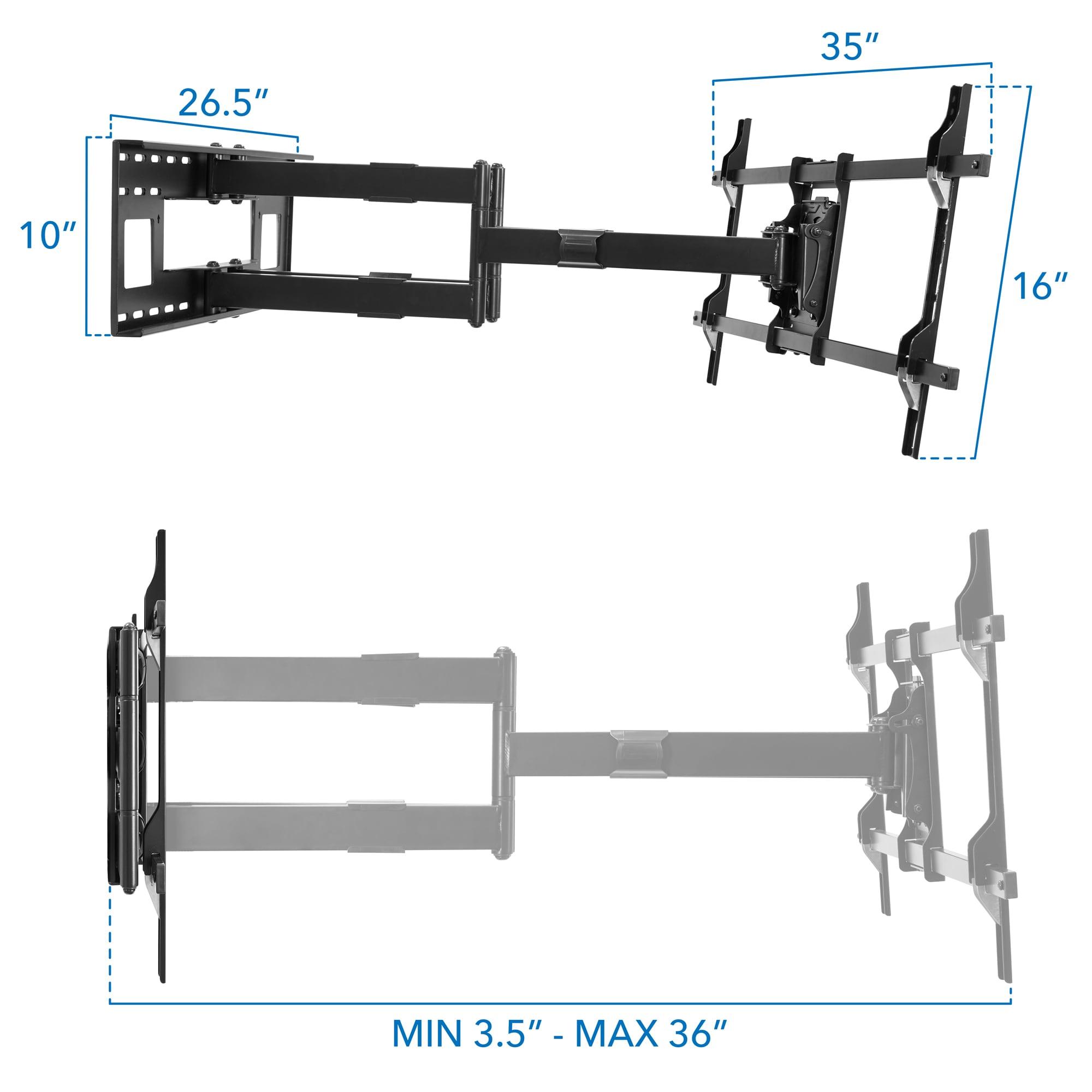 Mount-it Mount-It! Full Motion Wall Bracket TV Mount | 36 in. Extended Articulating Arm Fits 42 to 90 in. TVs
