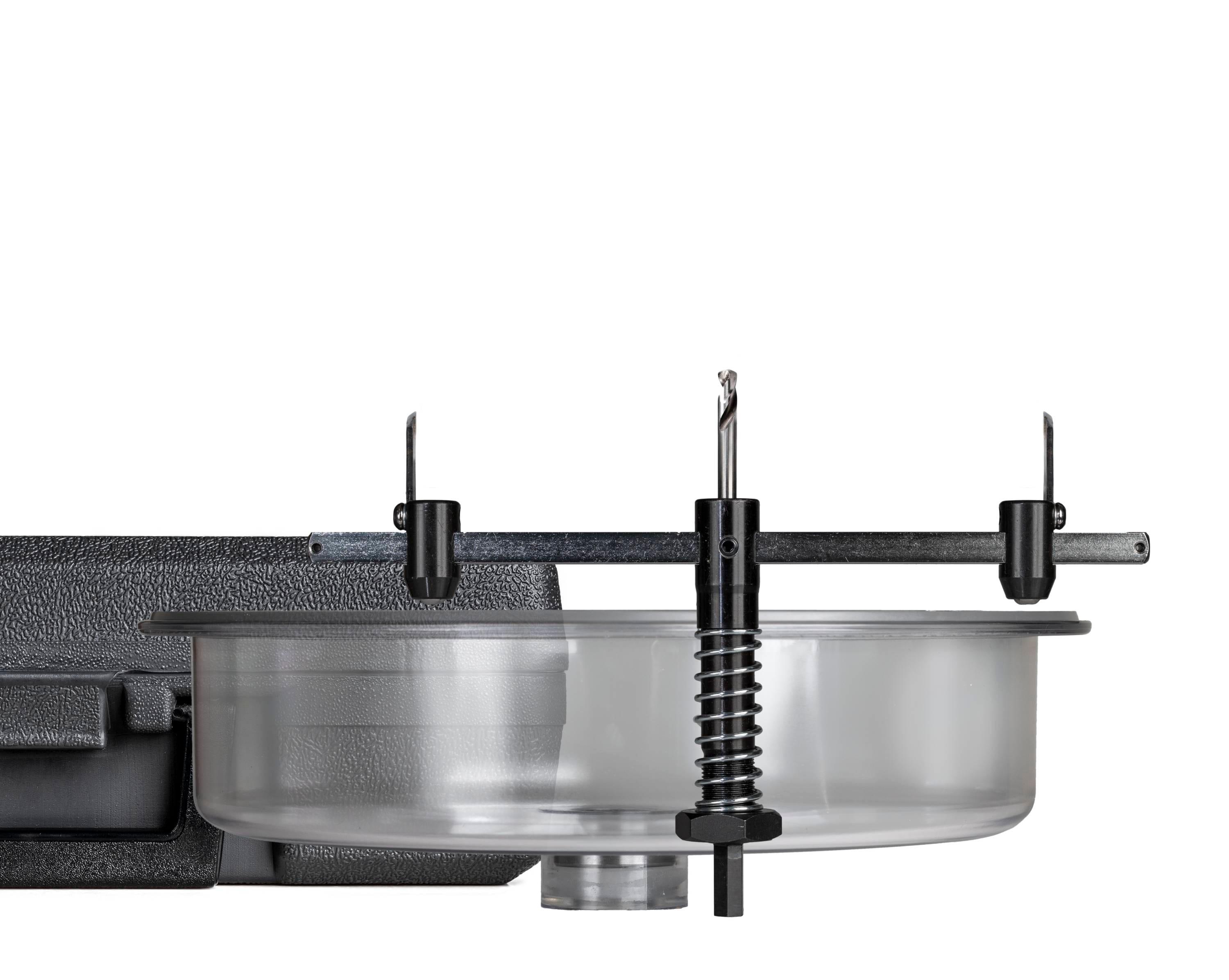 Jonard Tools AHC-10, Professional Grade Round Hole Saw Cutter, Includes Dust Shield and Case, Cuts Plywood Plasterboard Sheetrock Acrylic Up to 1 1/16” Thick, Adjustable Hole Size 2.2” to 10”, Silver