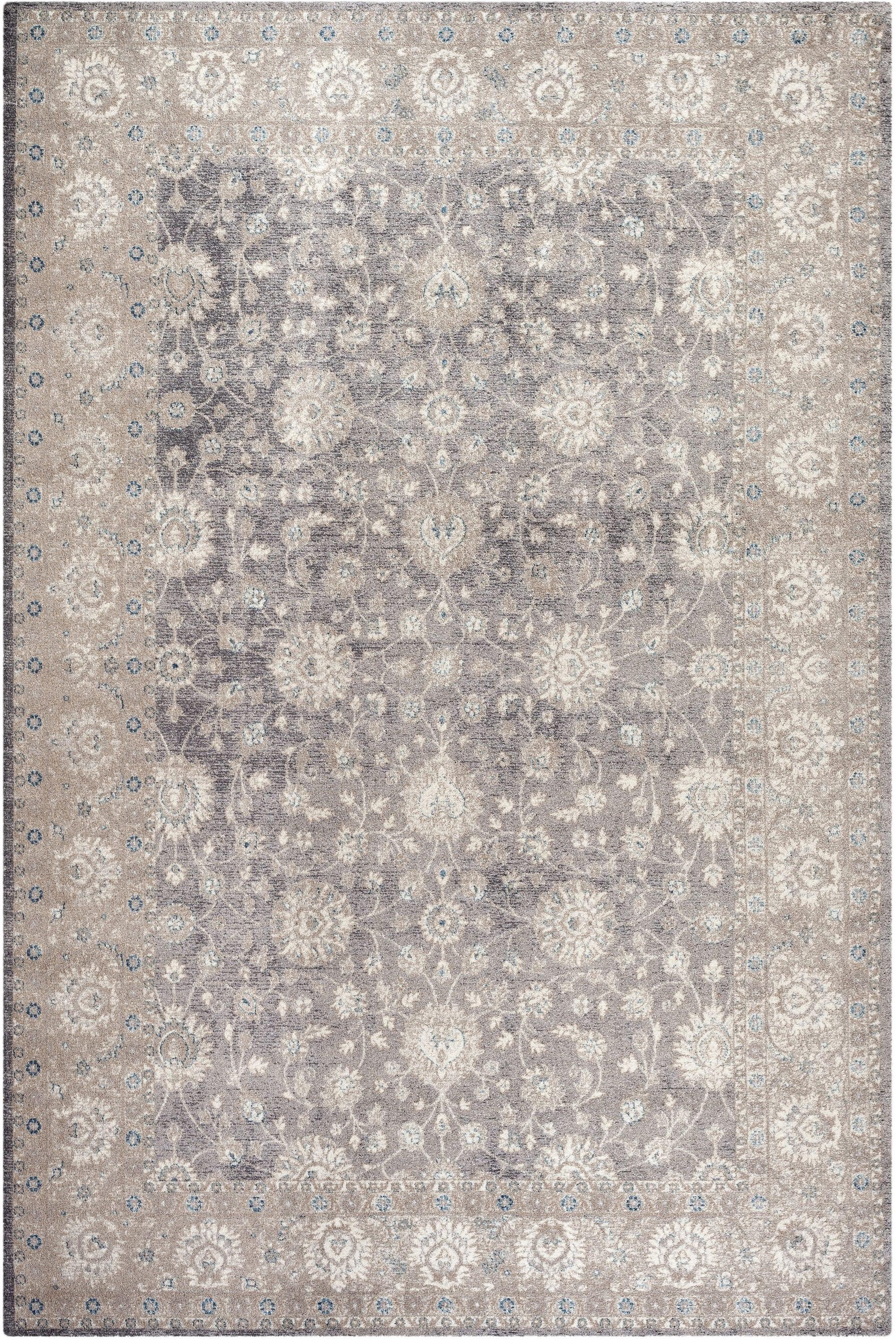 Sofia SOF330 Power Loomed Indoor Area Rug - Light Grey/Beige - 6'7"x9'2" - Safavieh.