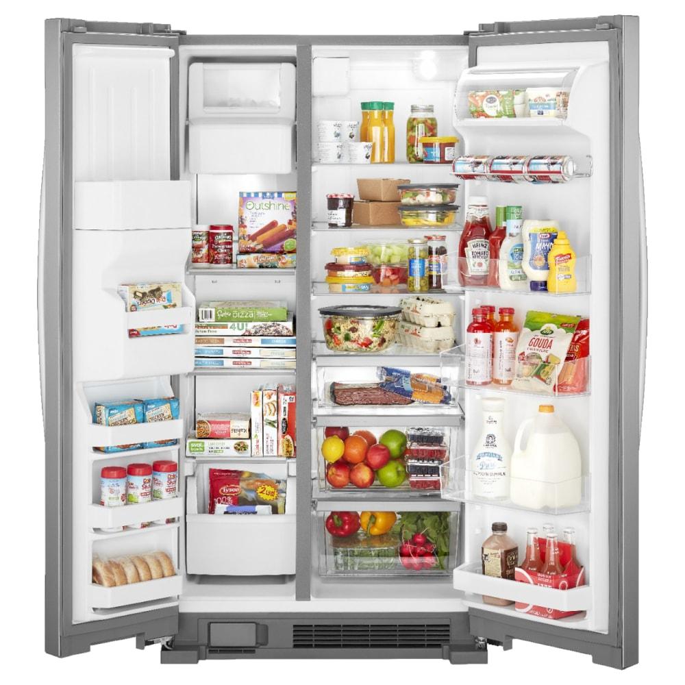 Whirlpool WRS321SDHZ 21 Cu. Ft. Stainless Side-by-Side Refrigerator