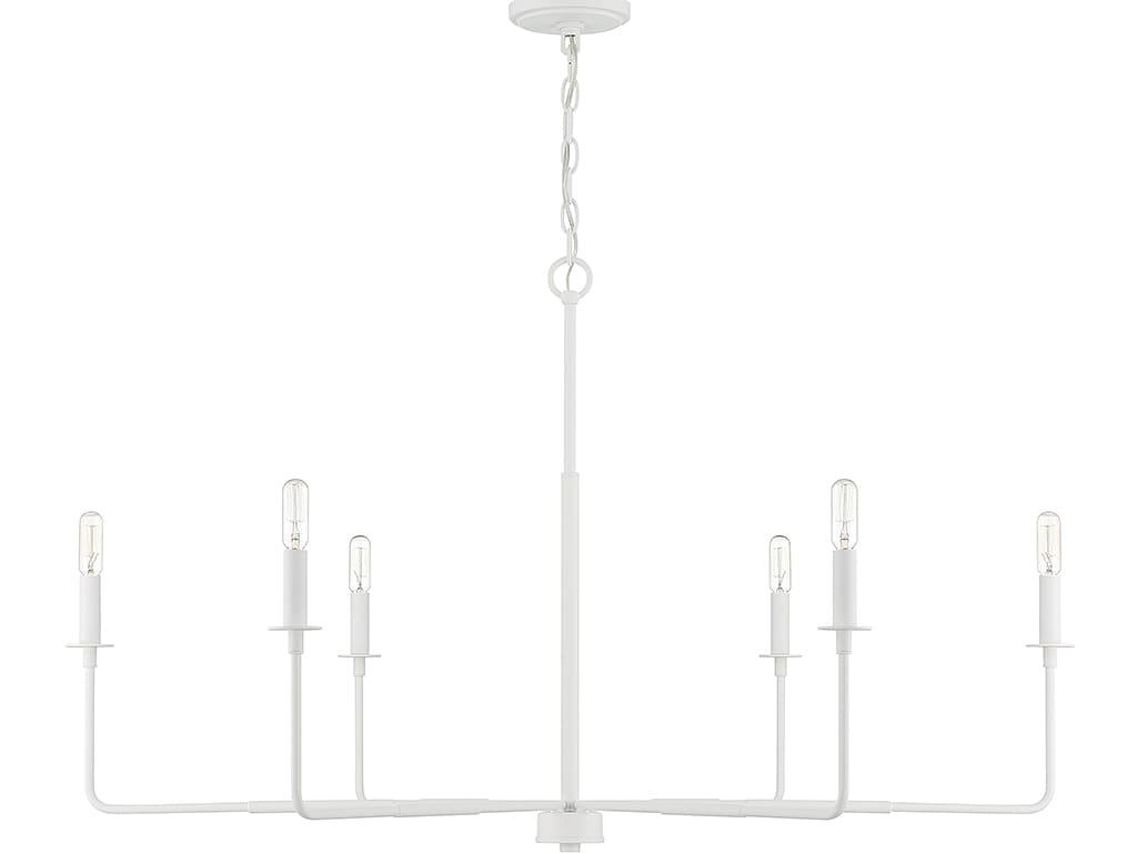 Alysa 6 - Light Dimmable Classic / Traditional Chandelier