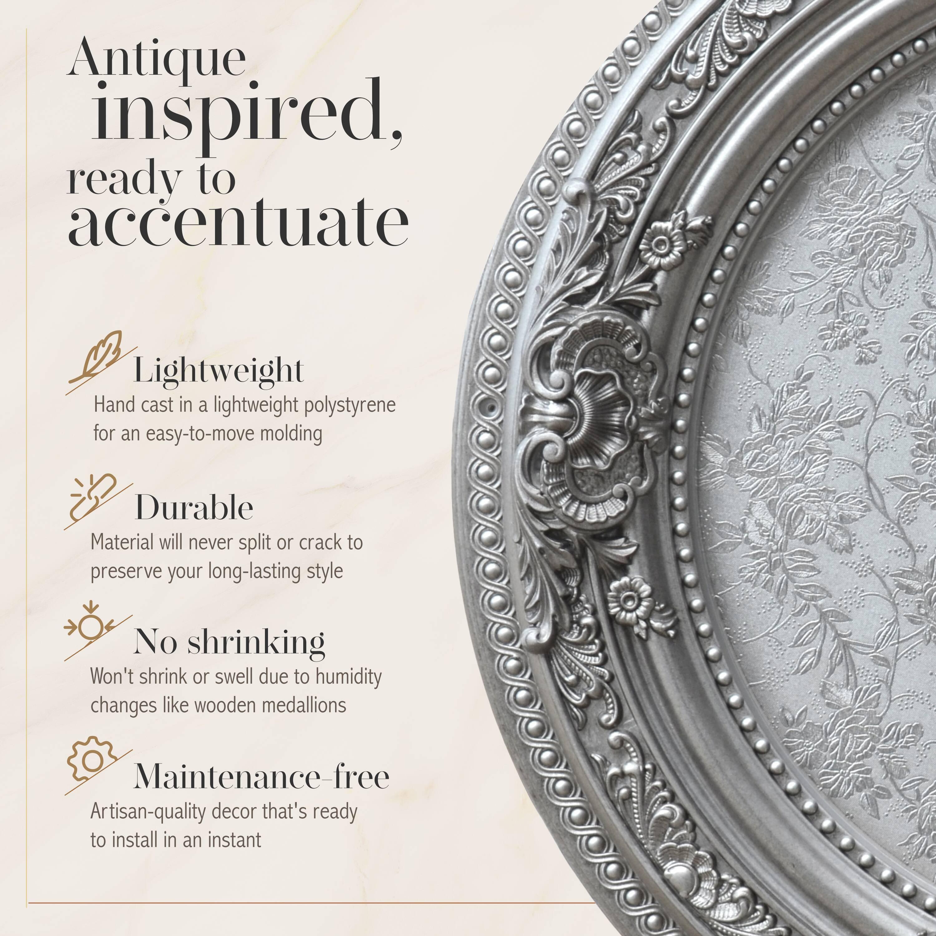 Antique Round Ceiling Medallion