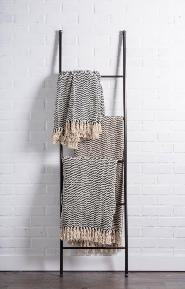 Design Imports Hand Woven Throw Blanket