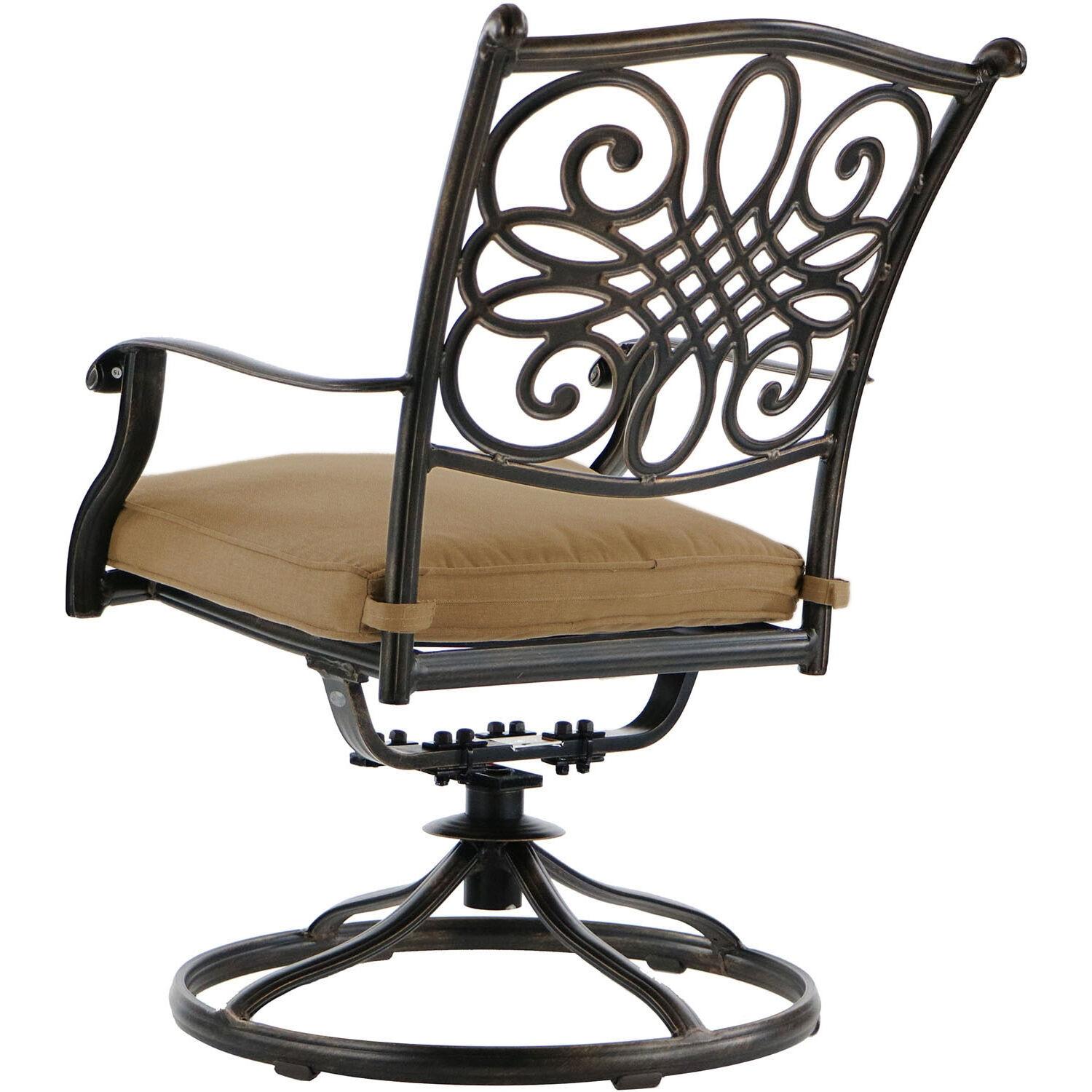 Hanover Traditions 9-Piece Dining Set with Eight Swivel Dining Chairs and a Large 84 x 42 in. Dining Table