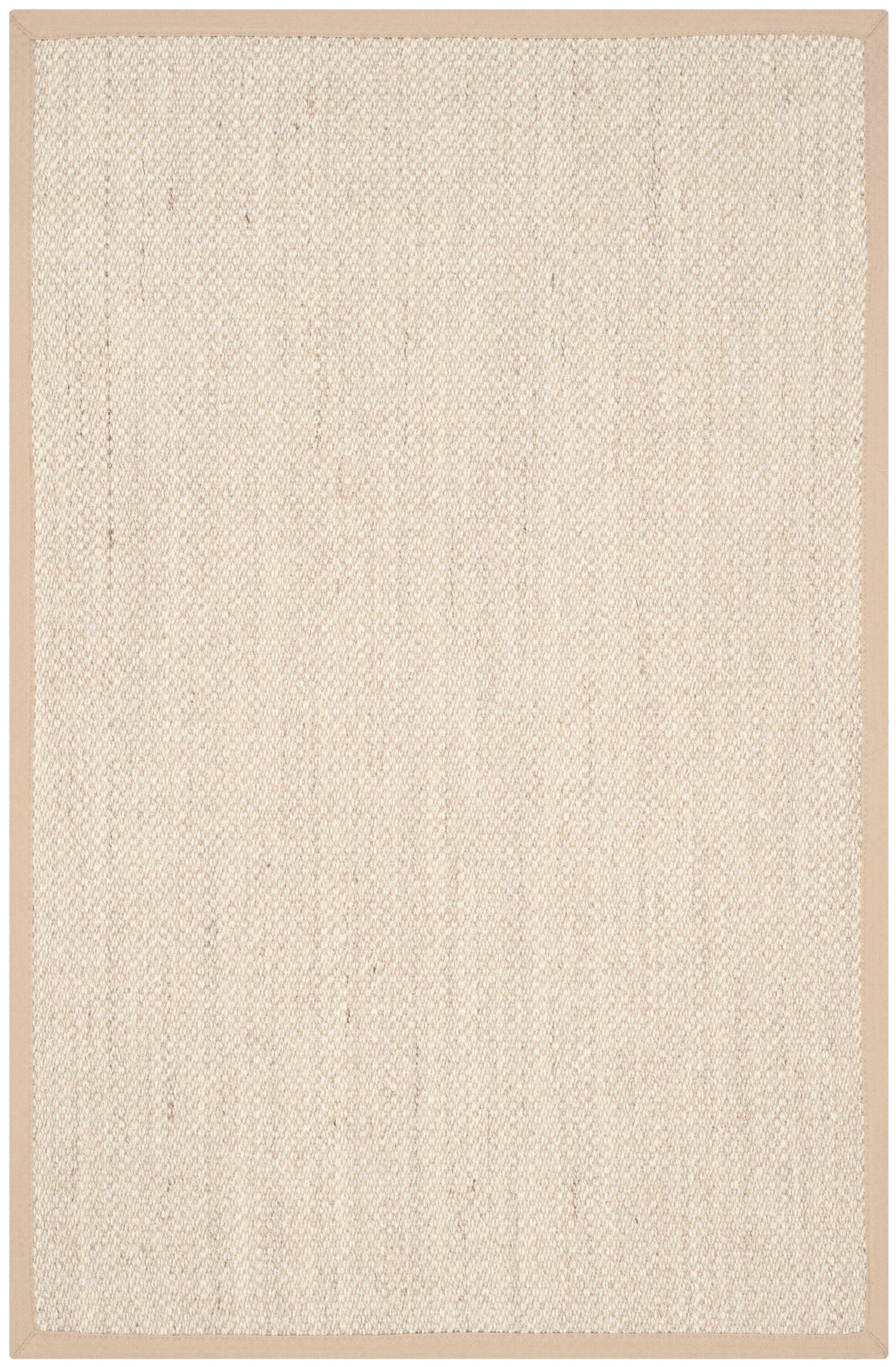 Natural Fiber NF143 Power Loomed Accent Rug - Marble/Linen - 2'x3' - Safavieh.