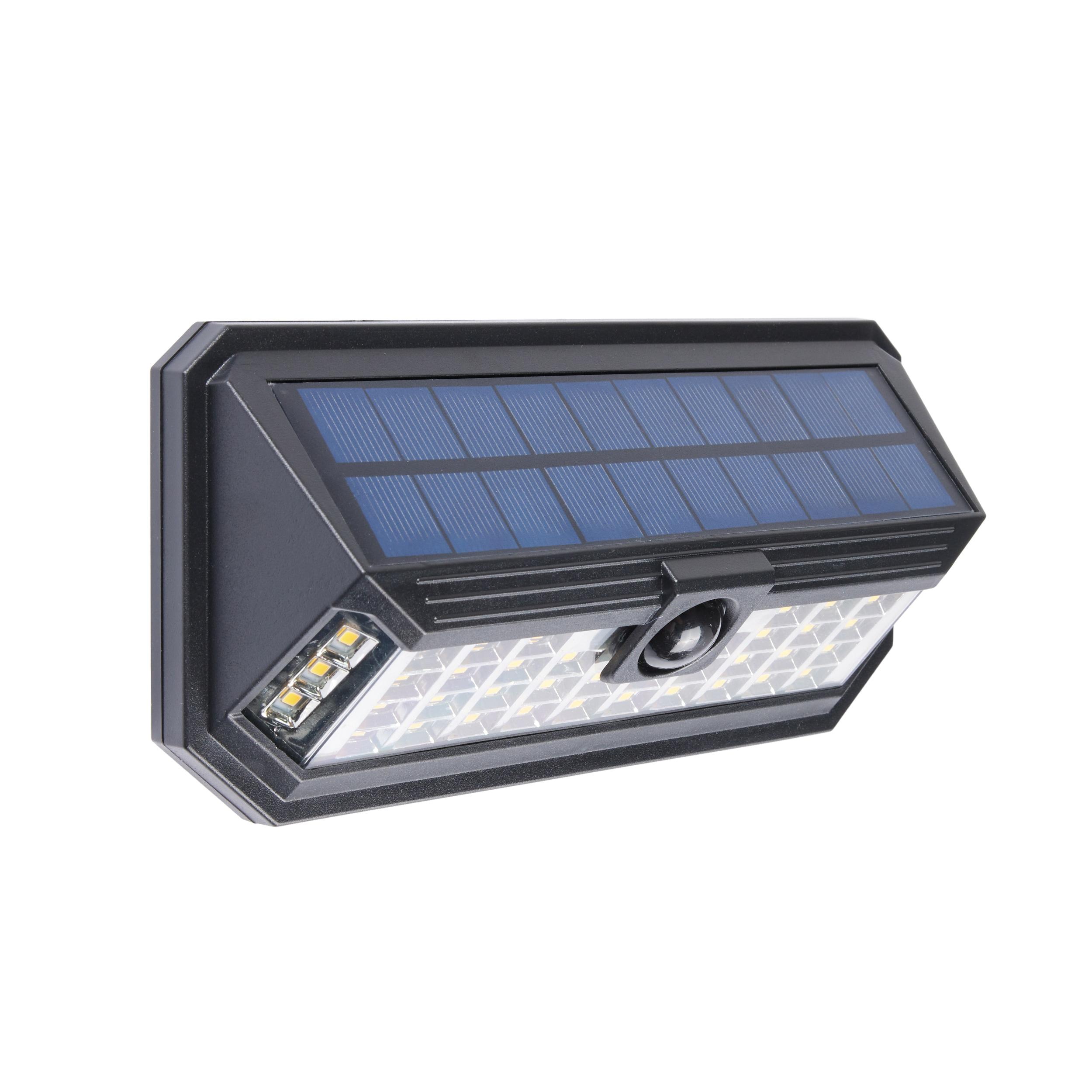 1 - Head LED Solar Powered Outdoor Security Wall Pack