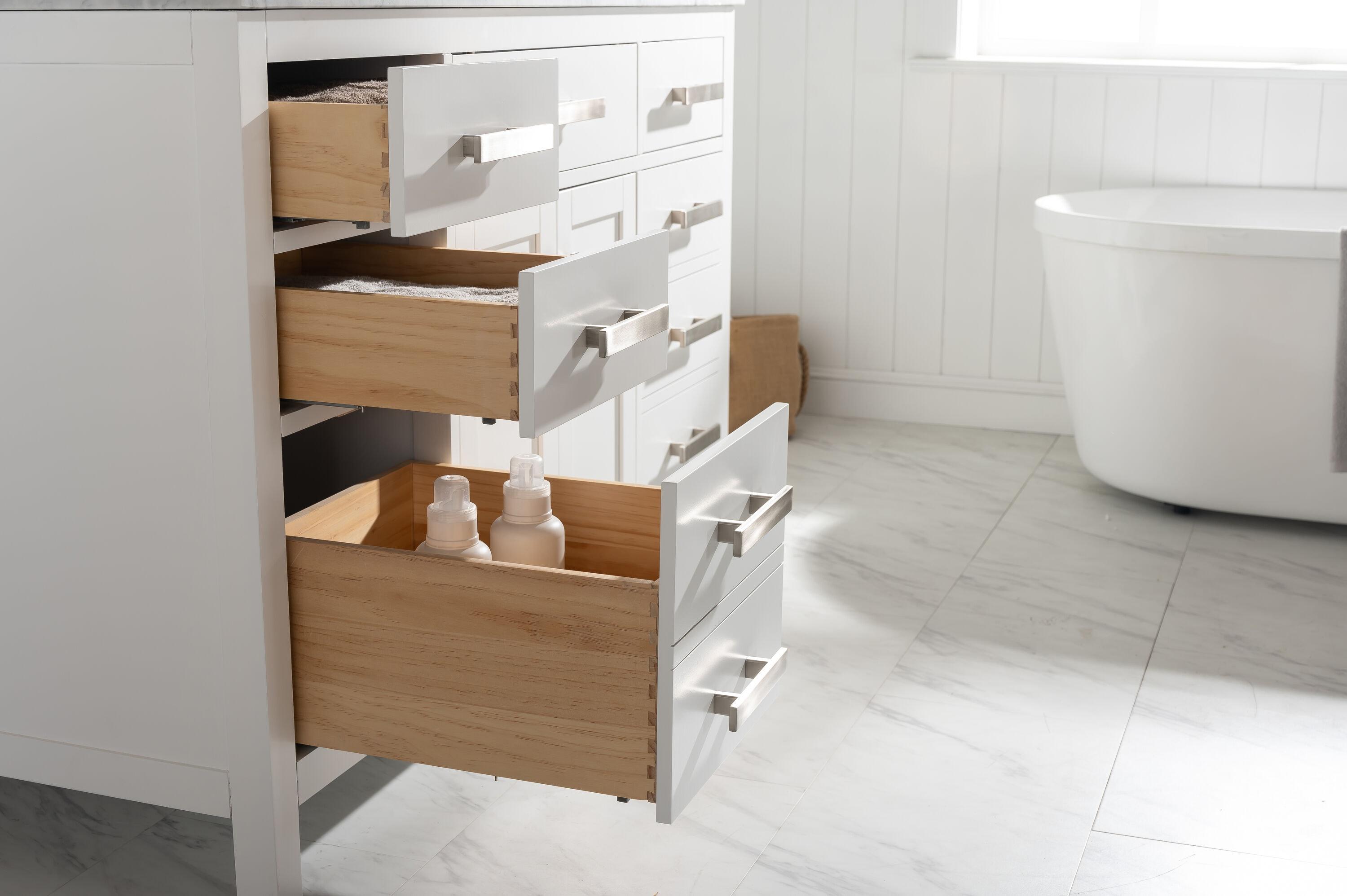 Design Element Valentino 54" Single Sink Vanity in White