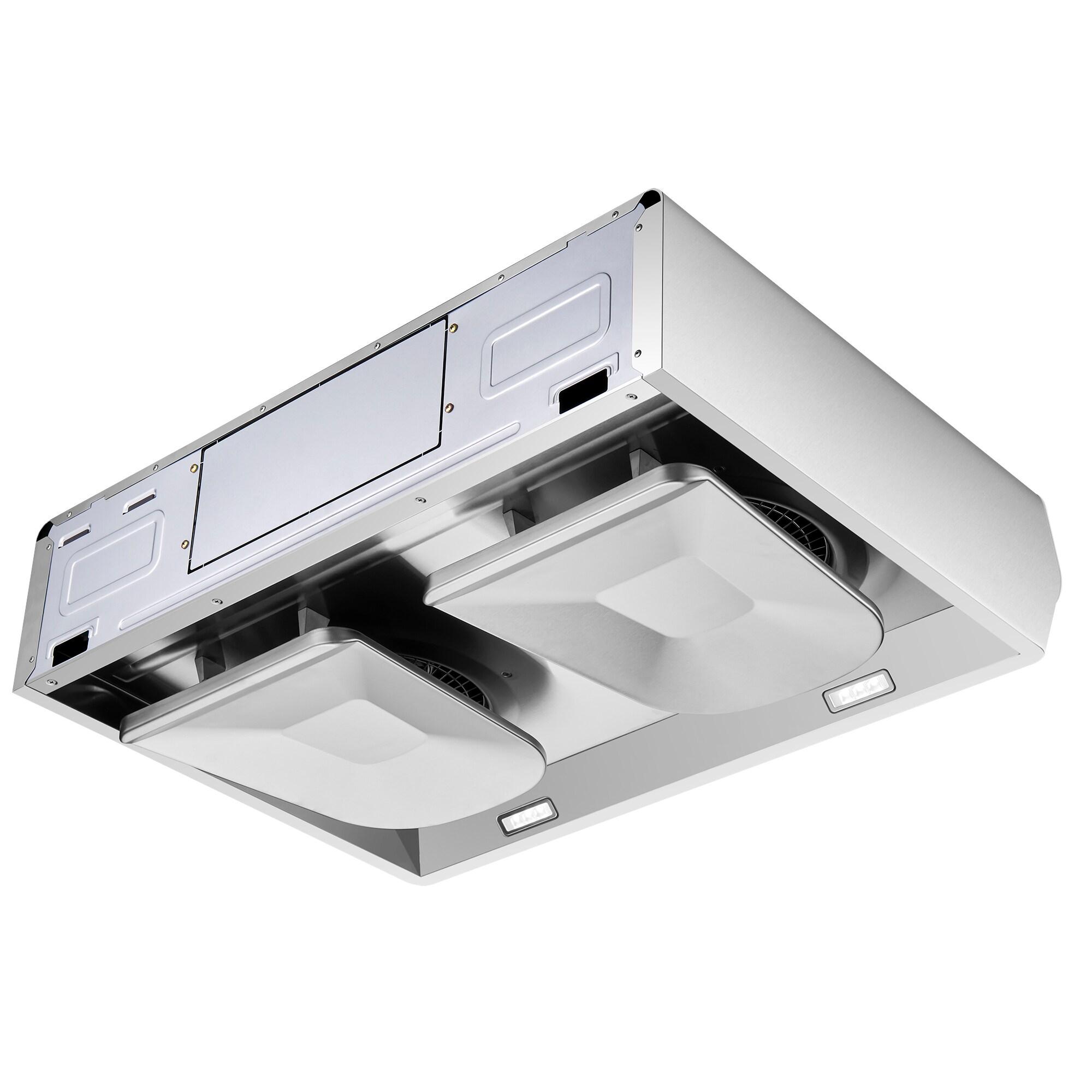 FOTILE Pixie Air® Series Slim Line Under the Cabinet Range Hood with WhisPower Motors and Capture-Shield Technology for Powerful & Quiet Cooking Ventillation