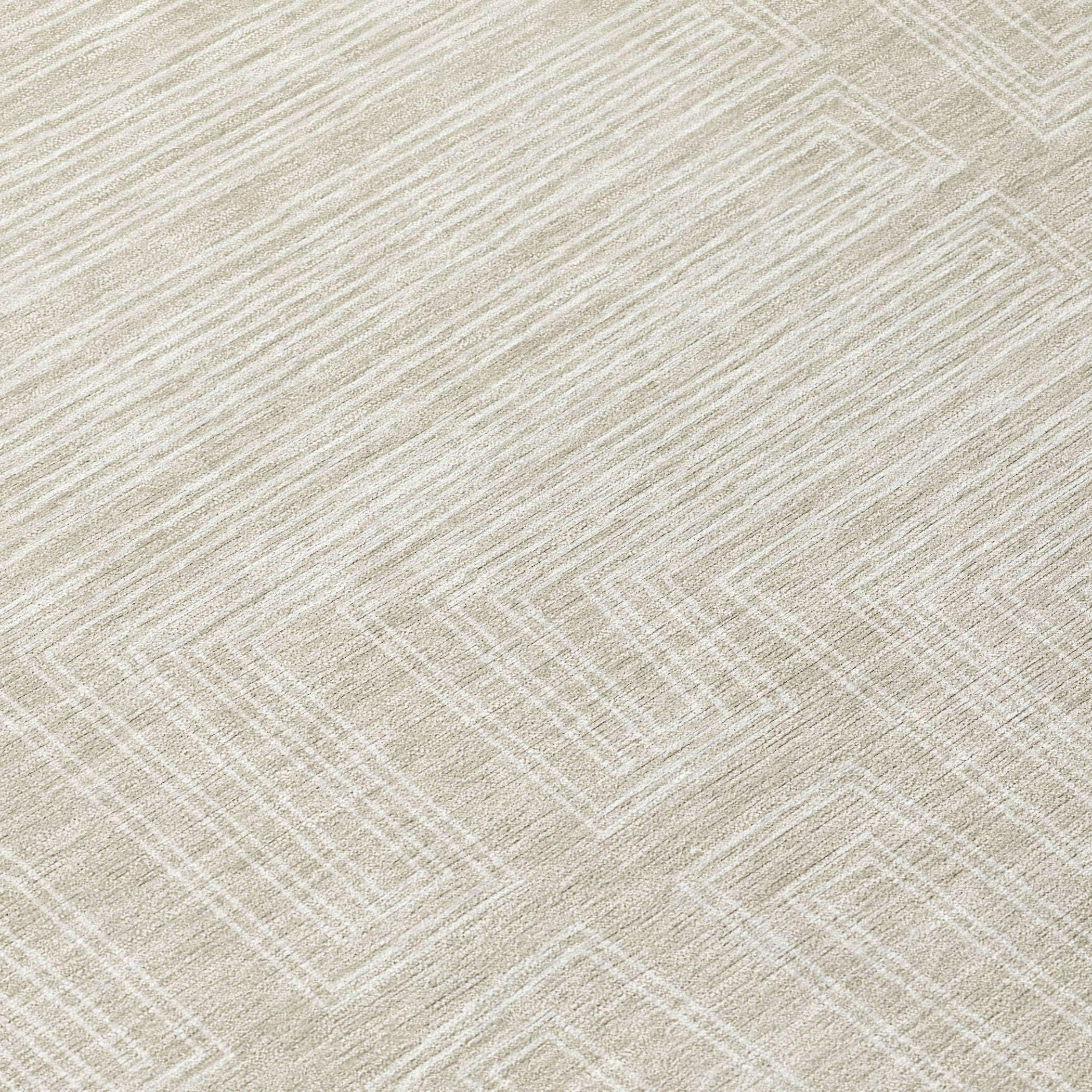 Machine Washable Indoor/Outdoor Chayden ACN1045 Beige Rug