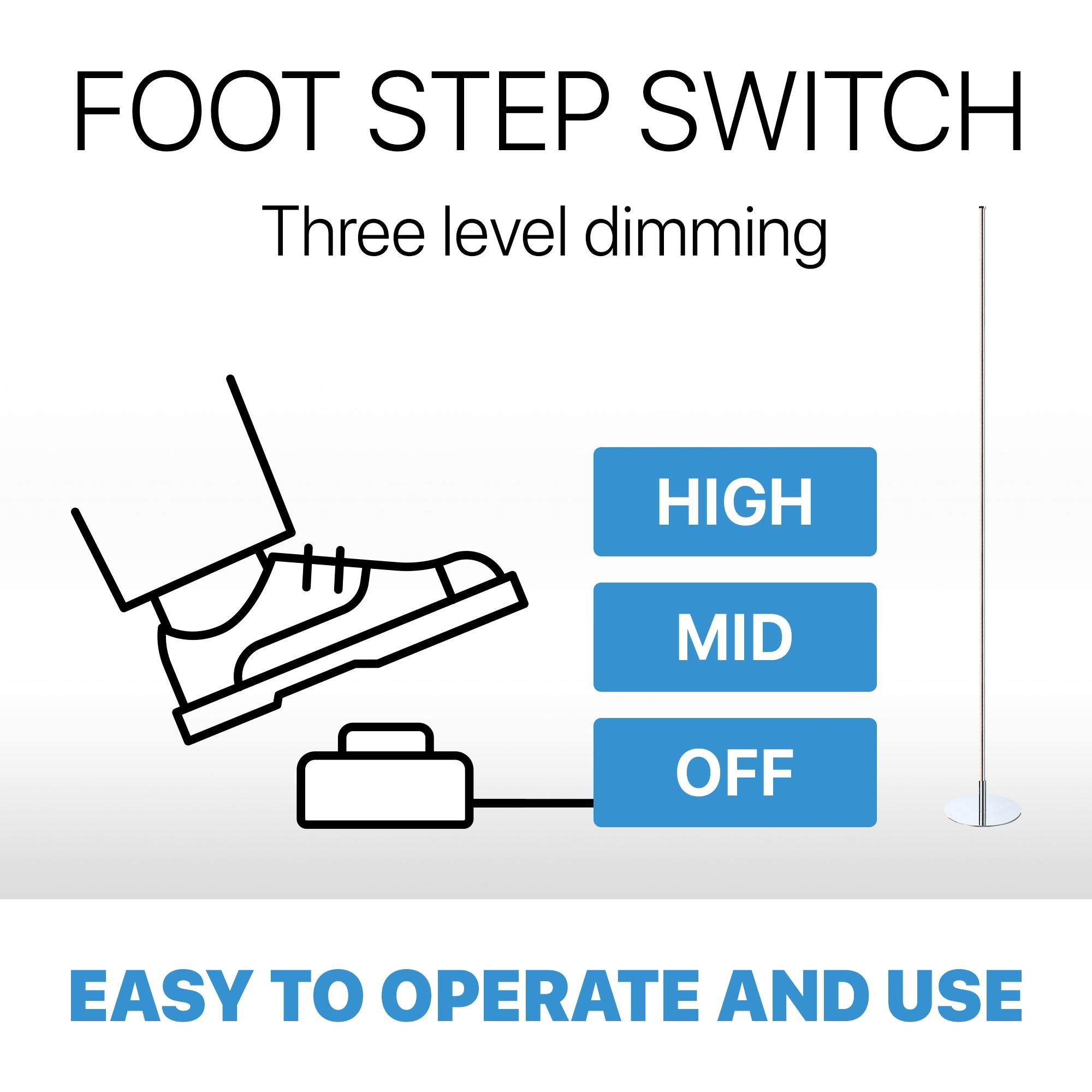 Iris 59.5 in. Chrome Integrated LED Floor Lamp