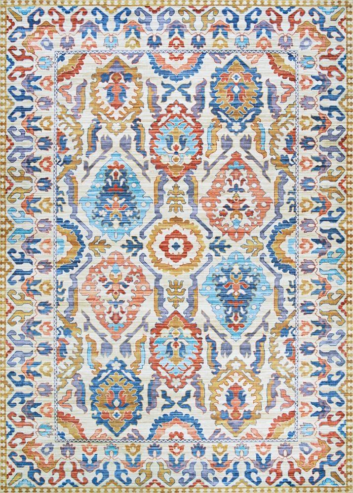 Couristan Pasha Tribal Ivory Runner Rug