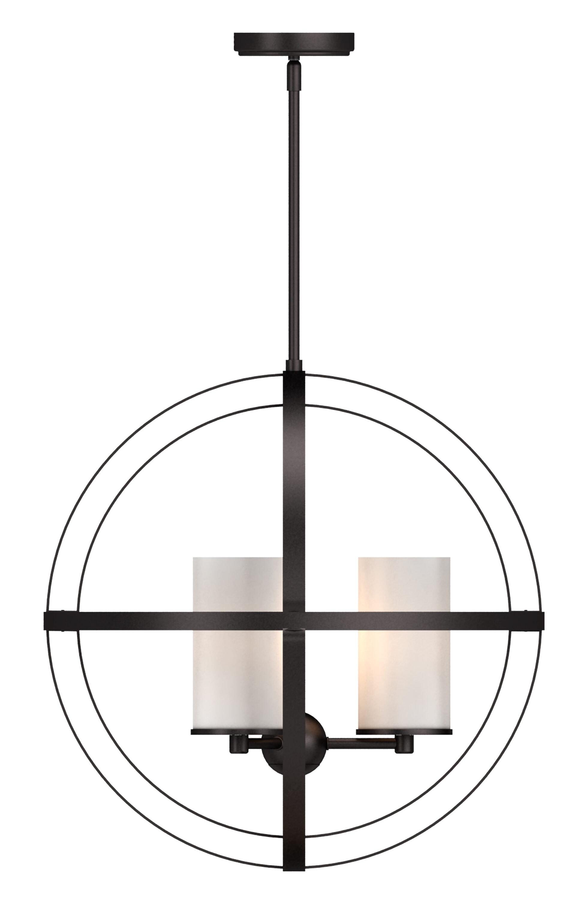 Volume Lighting 3-Light Indoor Antique Bronze Sphere