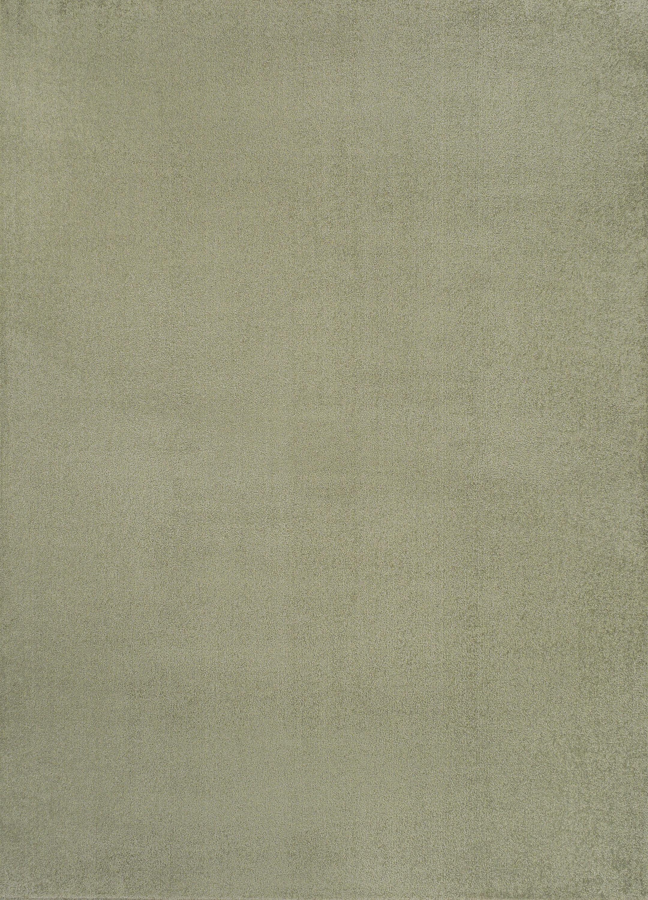JONATHAN Y Twyla Classic Solid Low-Pile Machine-Washable Sage Green 5 ft. x 8 ft. Area Rug