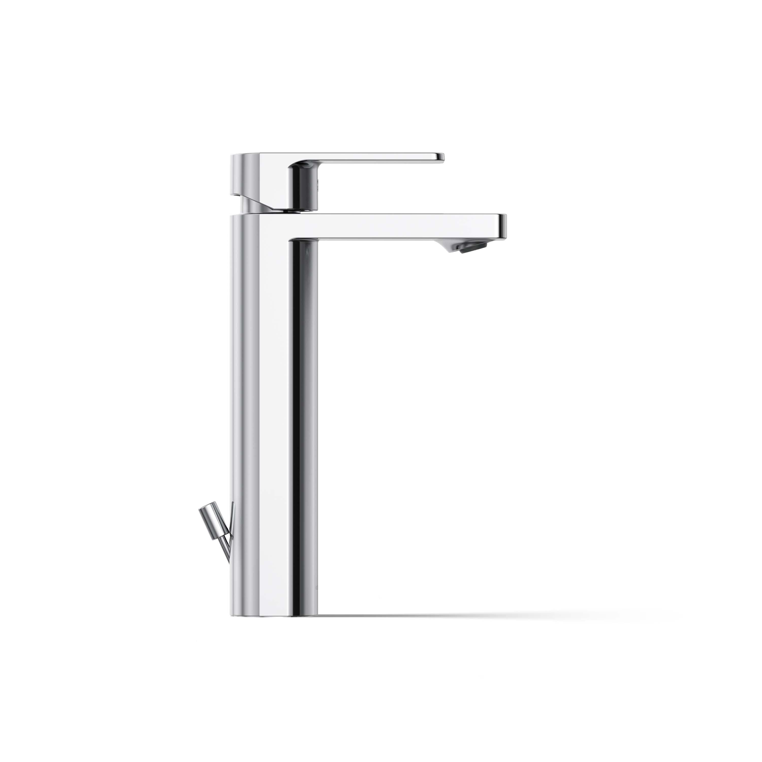 Parallel™ Tall Single-Handle Bathroom Sink Faucet, Single-Hole Faucet with Pop-Up Drain, 1.2 GPM
