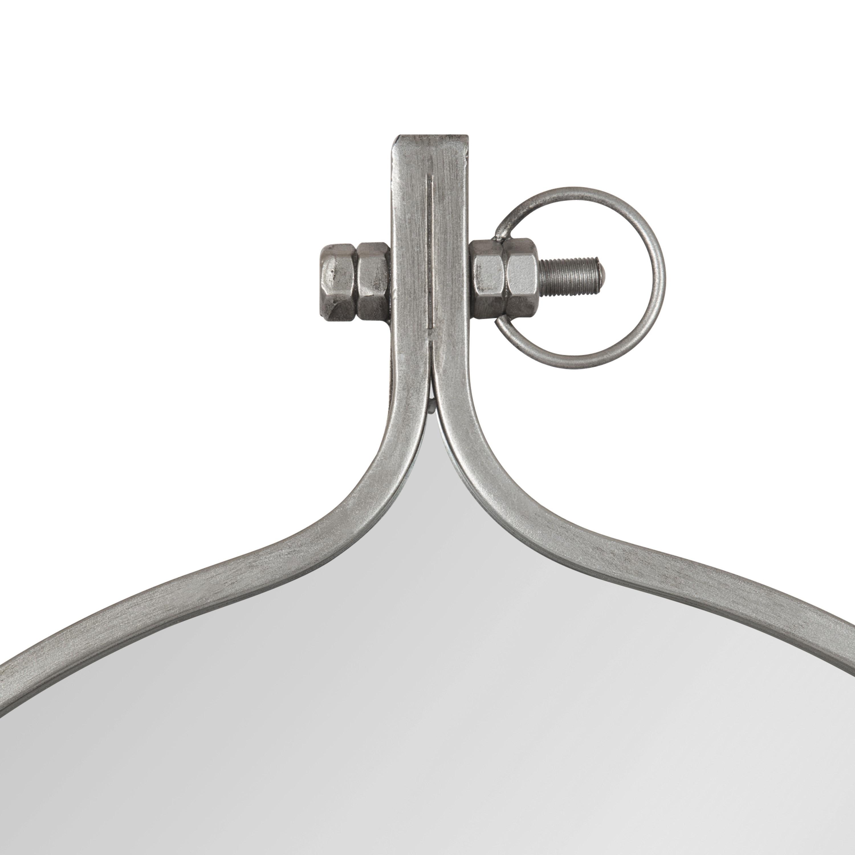 23.5" x 28.5" Yitro Irregular Wall Mirror Silver - Kate & Laurel All Things Decor: Vintage Farmhouse Style, Easy to Hang