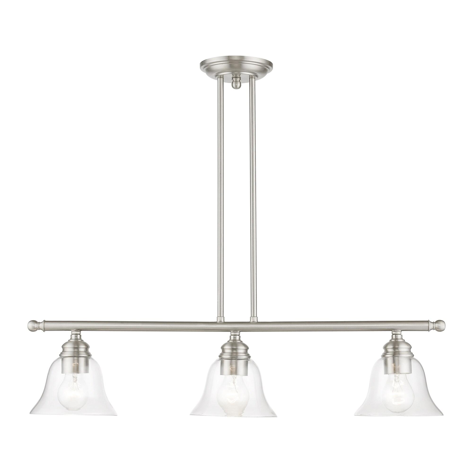 Livex Lighting Moreland 3 - Light Chandelier in  Brushed Nickel