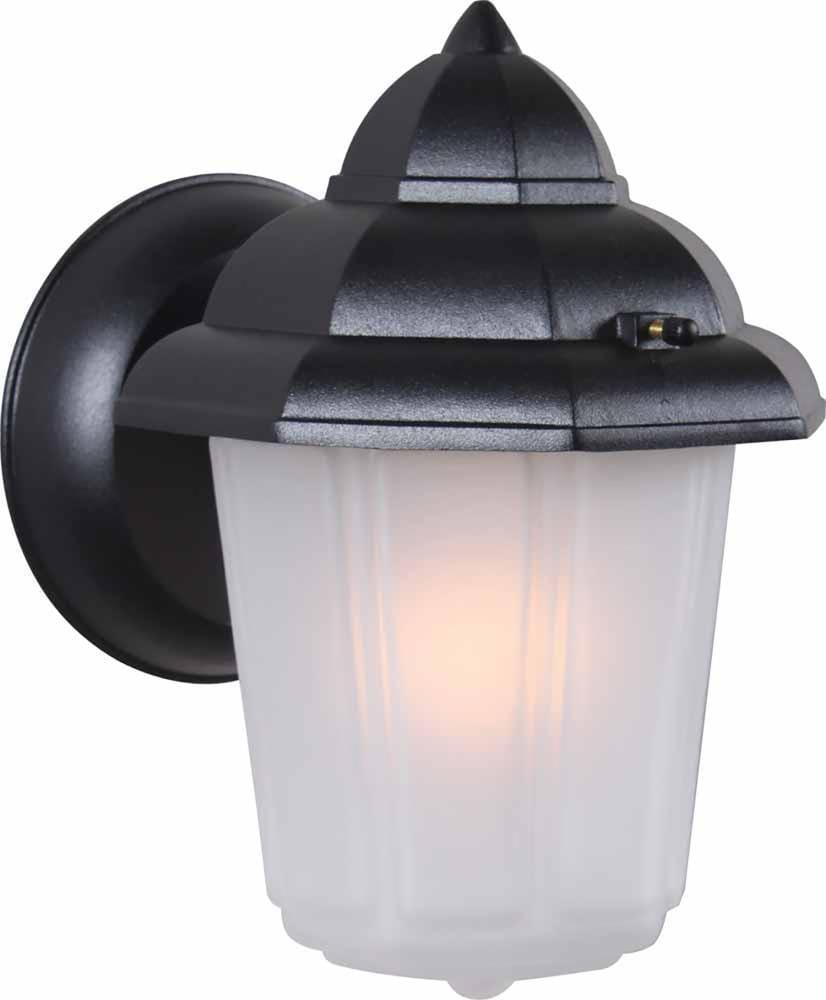 Volume Lighting V8888 1 Light 8.75" Height Outdoor Wall Sconce - Black