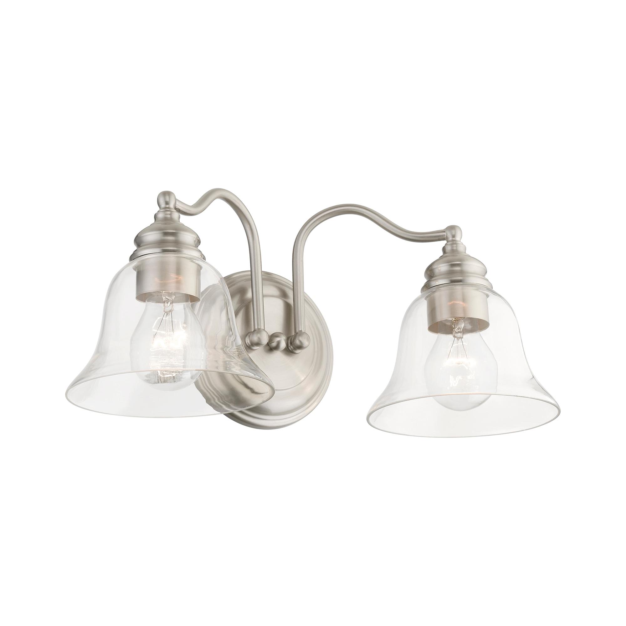 Livex Lighting Moreland 2 - Light Vanity in  Brushed Nickel