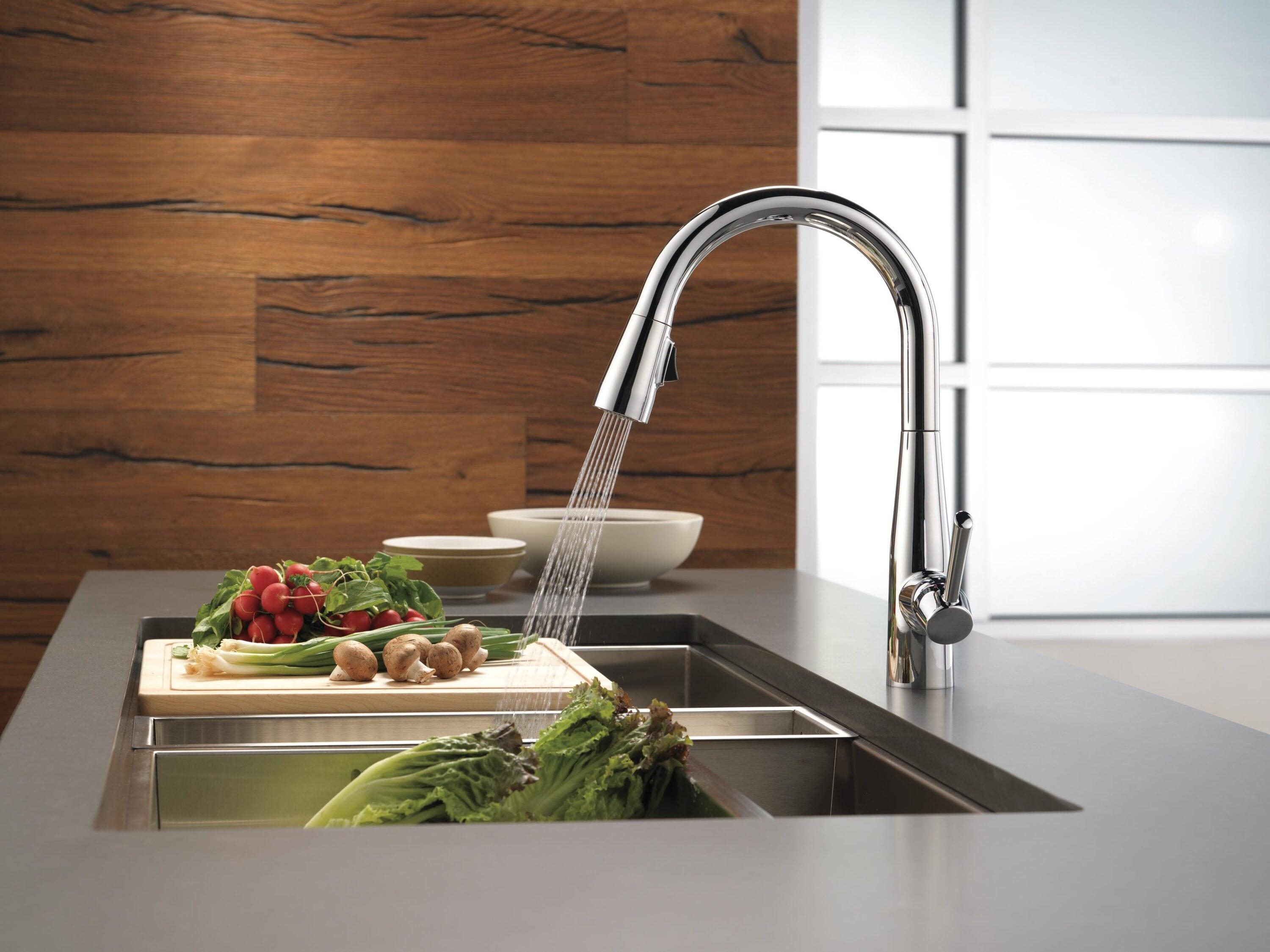 Essa Pull Down Single Handle Kitchen Faucet with MagnaTite® and Diamond Seal Technology